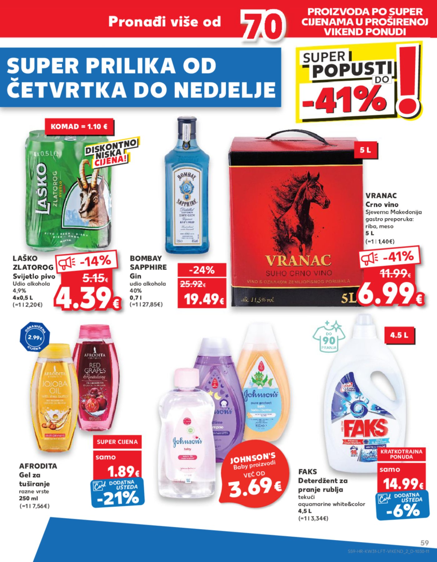 Kaufland katalog Akcija 31.07.-06.08.2024. Odabrane poslovnice