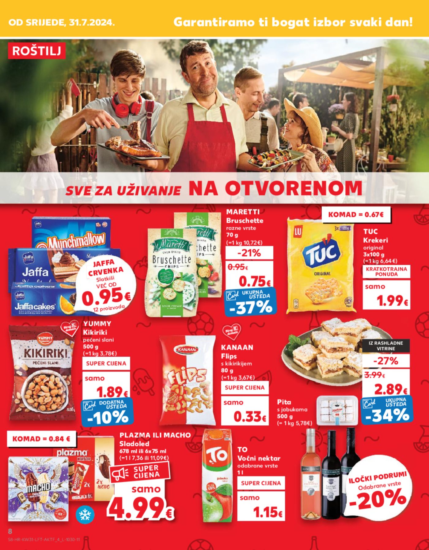 Kaufland katalog Akcija 31.07.-06.08.2024. Odabrane poslovnice