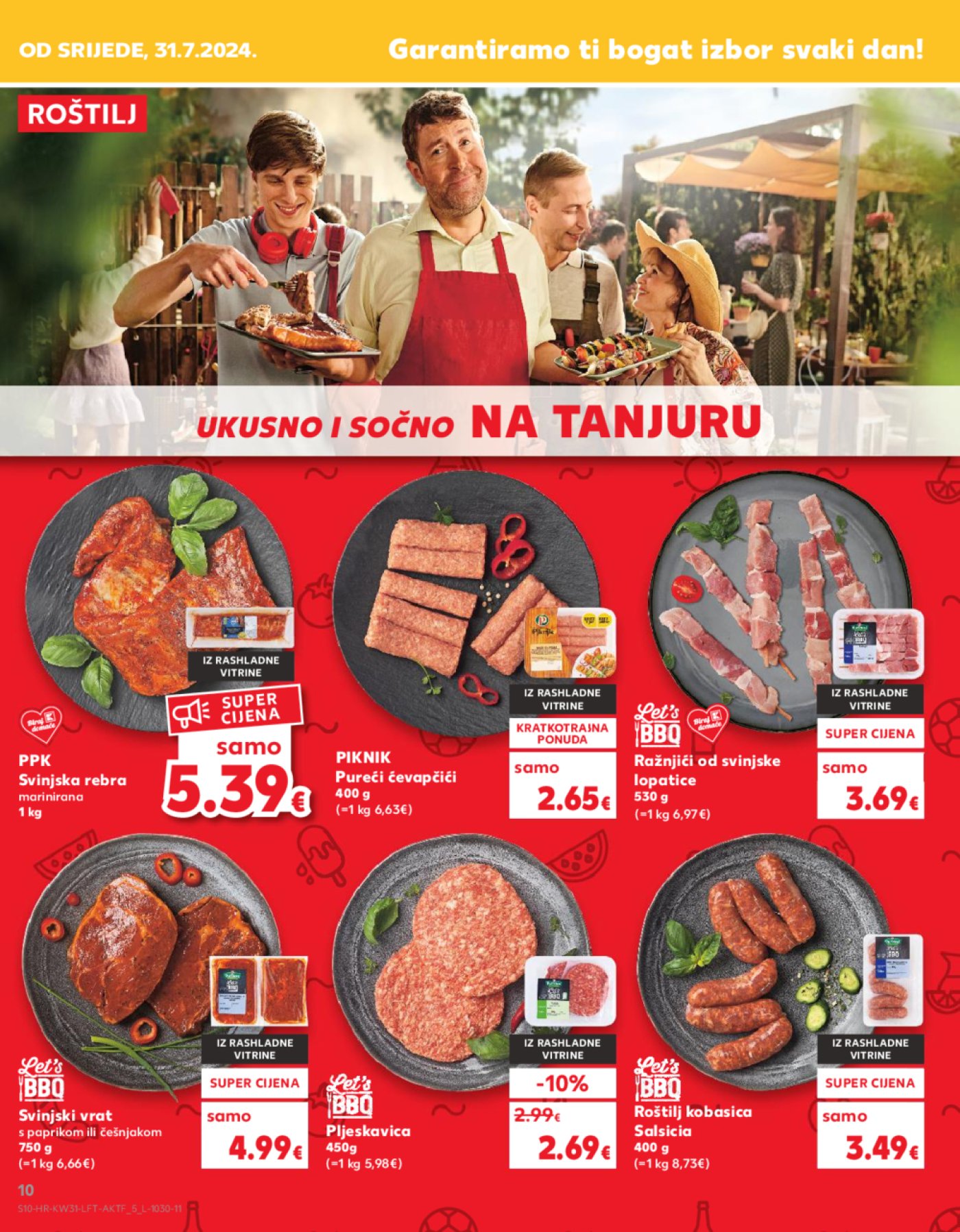 Kaufland katalog Akcija 31.07.-06.08.2024. Odabrane poslovnice