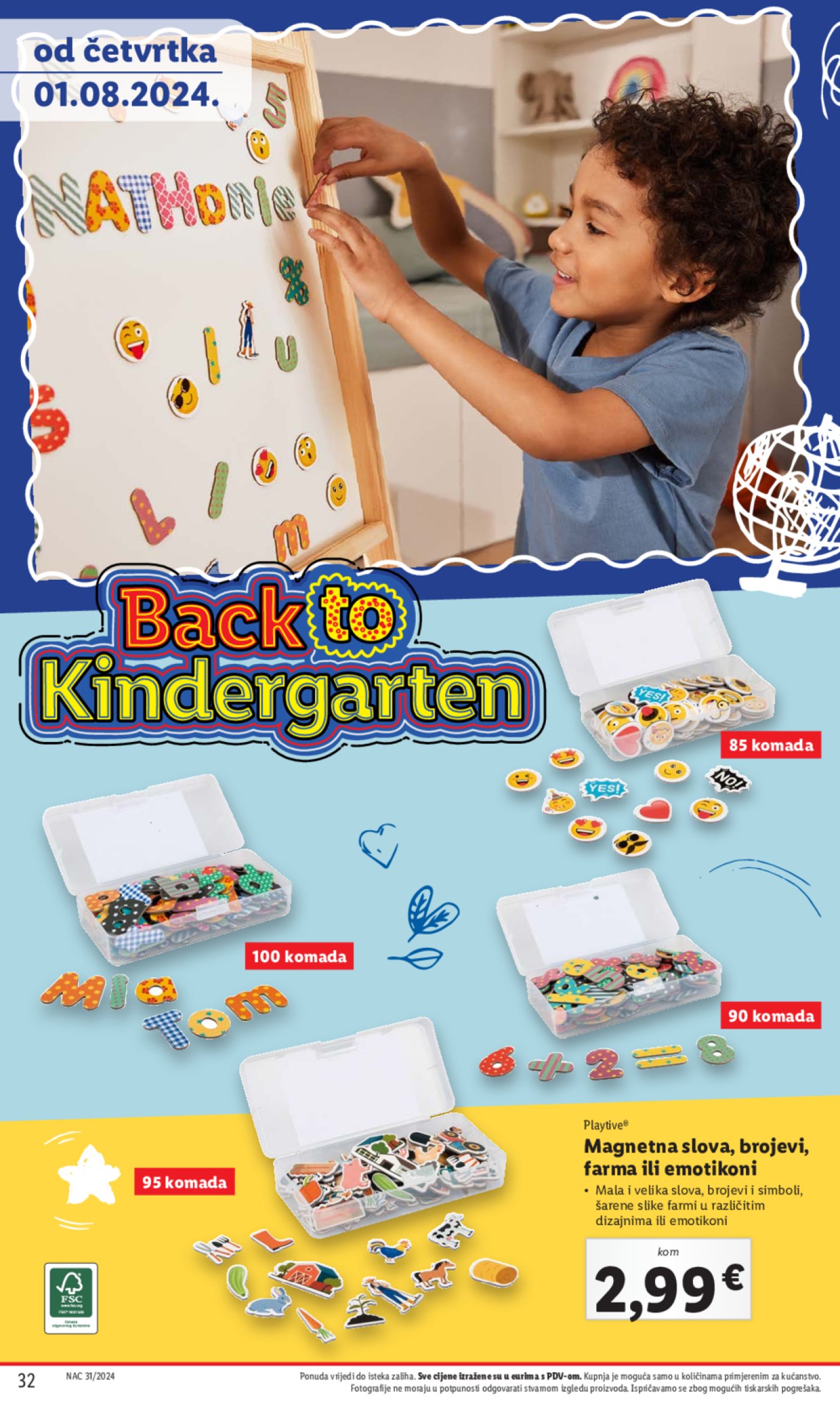 Lidl katalog Pripreme za novu školsku godinu 01.08.2024.