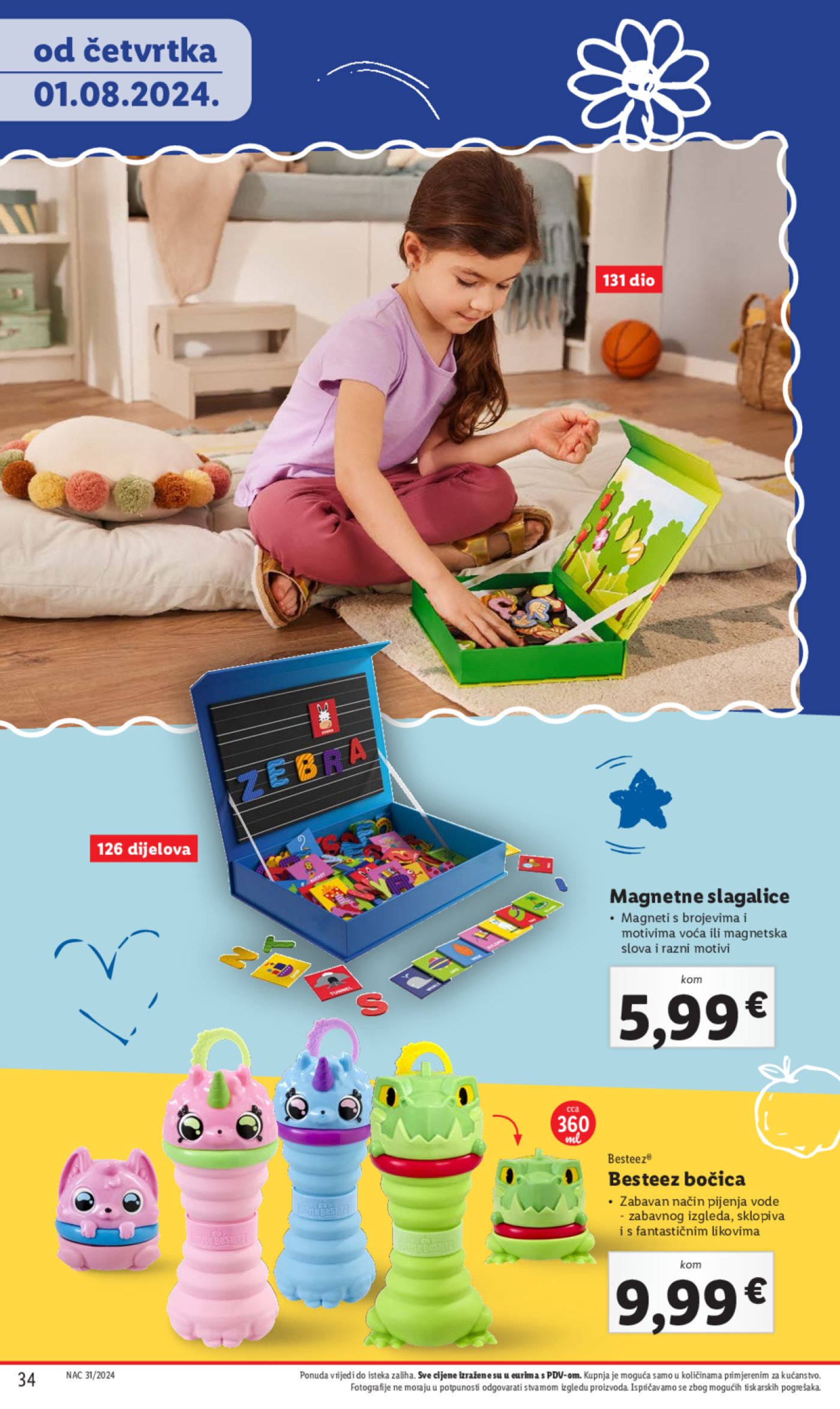 Lidl katalog Pripreme za novu školsku godinu 01.08.2024.