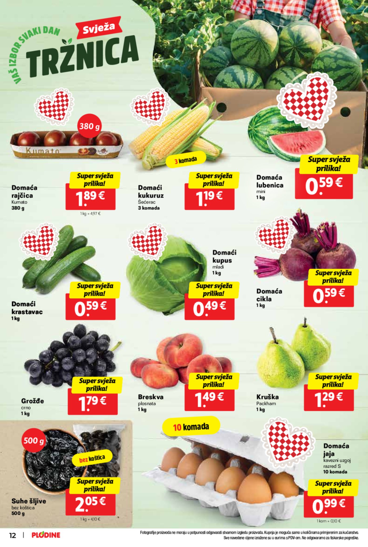 Plodine katalog Akcija 31.07.-06.08.2024.