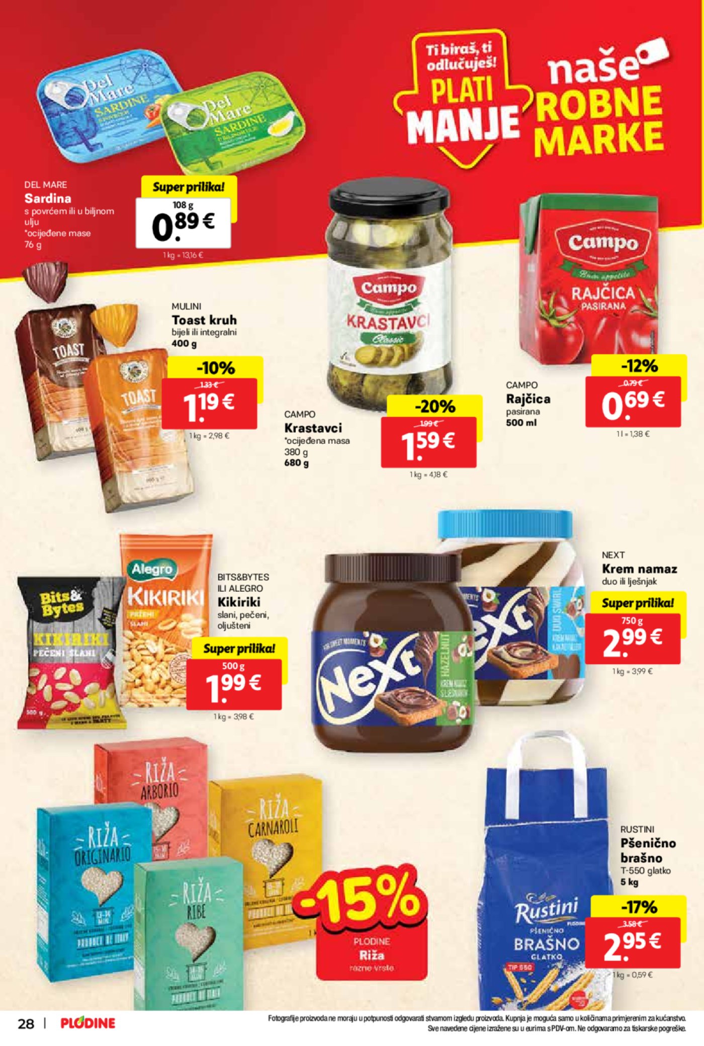 Plodine katalog Akcija 31.07.-06.08.2024.