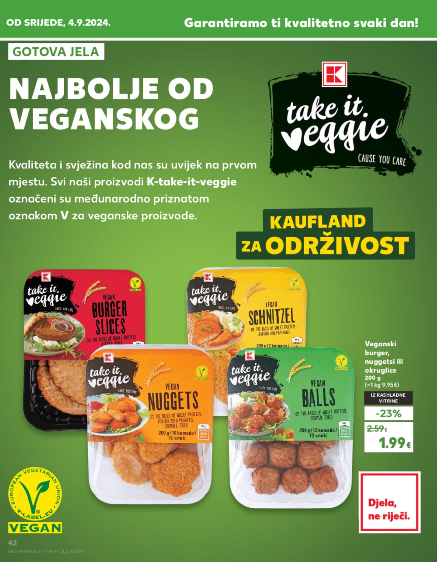 Kaufland katalog Akcija 04.09.-10.09.2024. Odabrane poslovnice