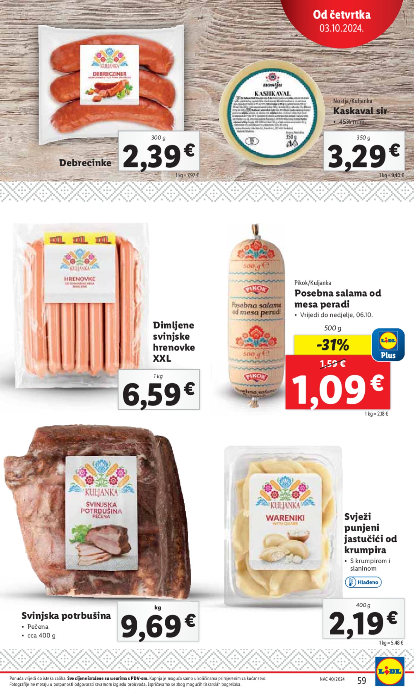 Lidl Super ponuda od ponedjeljka 30.09.-06.10.2024.