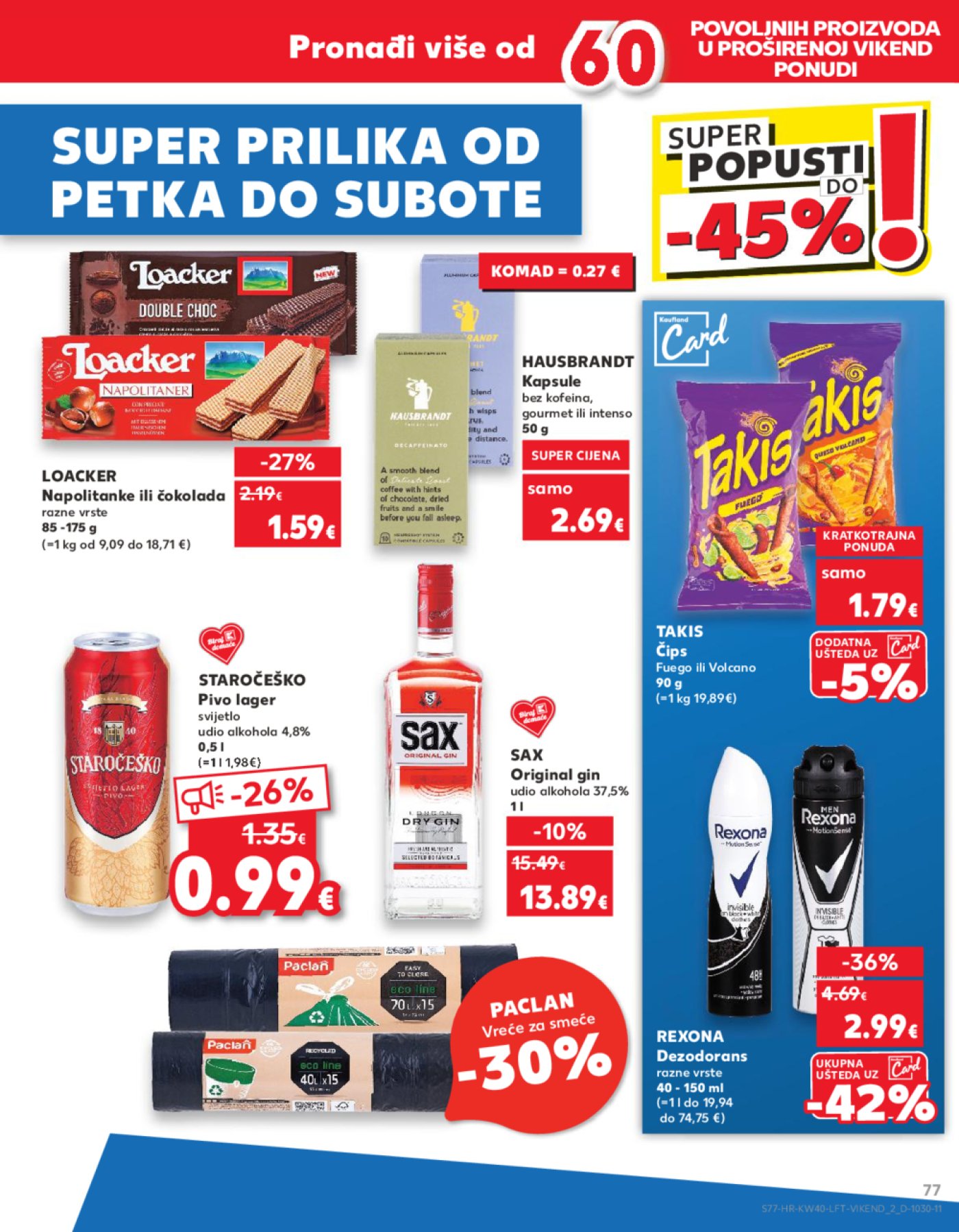 Kaufland katalog Akcija 02.10.-08.10.2024. Odabrane poslovnice