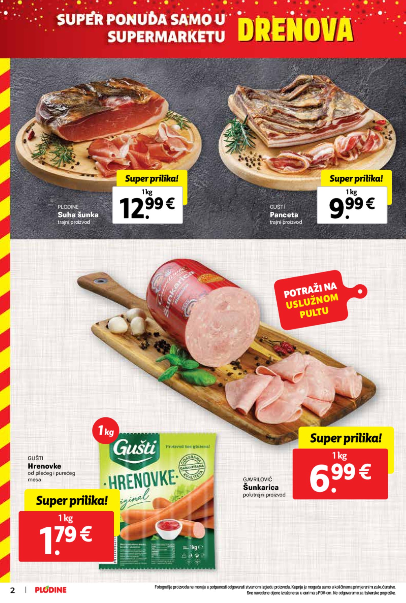 Plodine katalog Otvorenje Drenova 02.10.-08.10.2024.