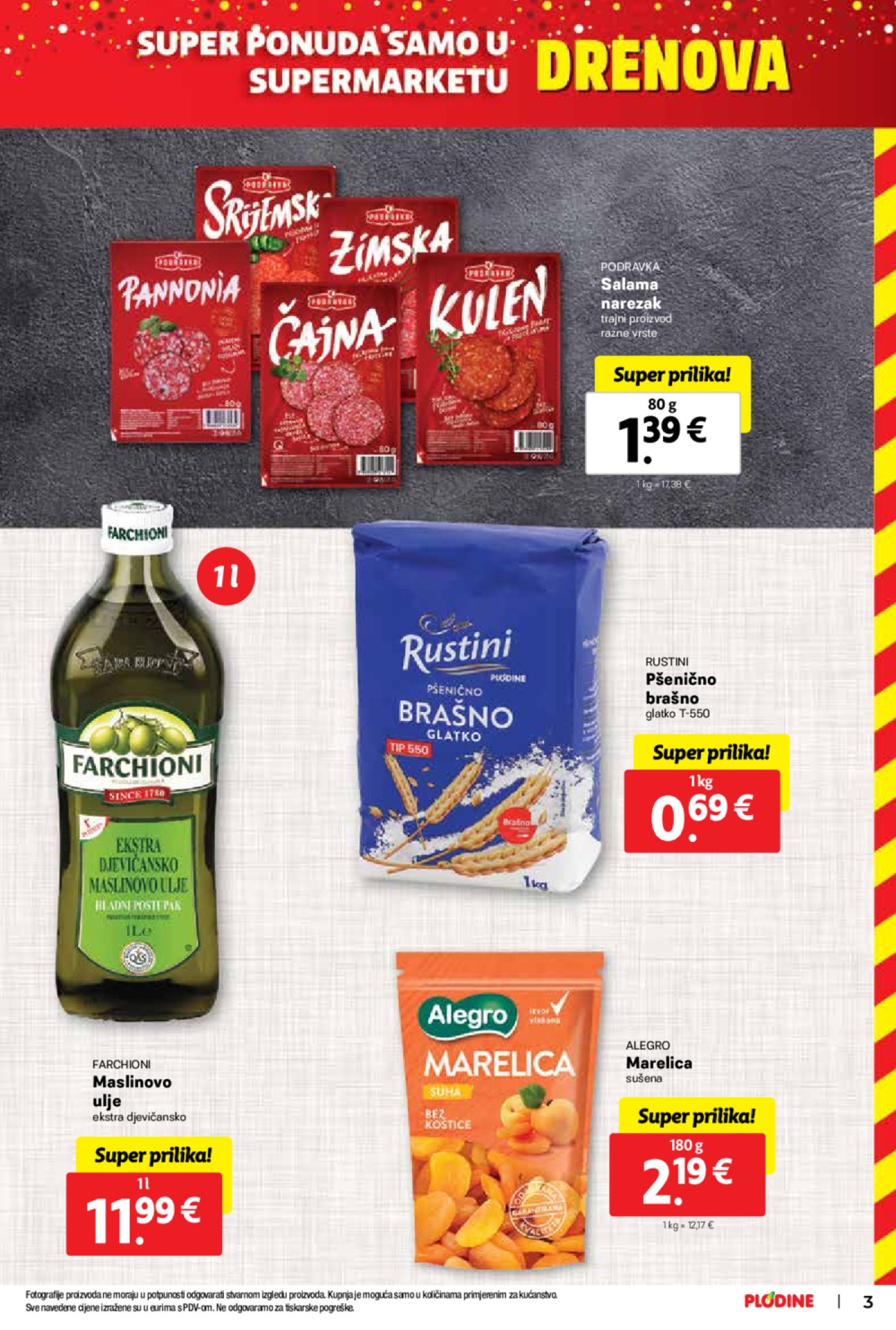 Plodine katalog Otvorenje Drenova 02.10.-08.10.2024.