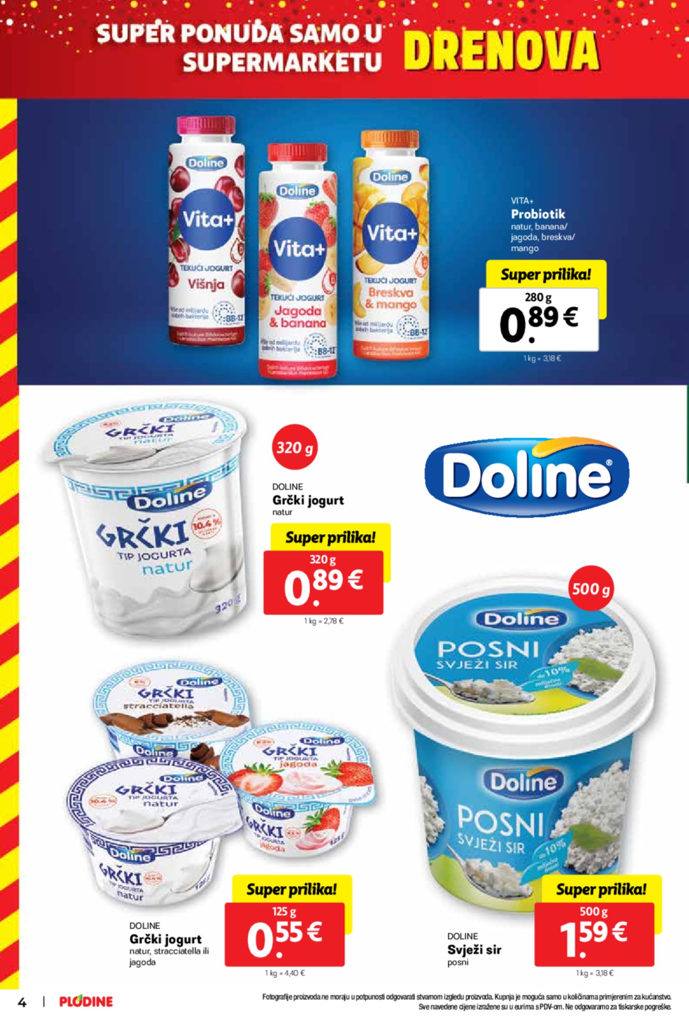 Plodine katalog Otvorenje Drenova 02.10.-08.10.2024.