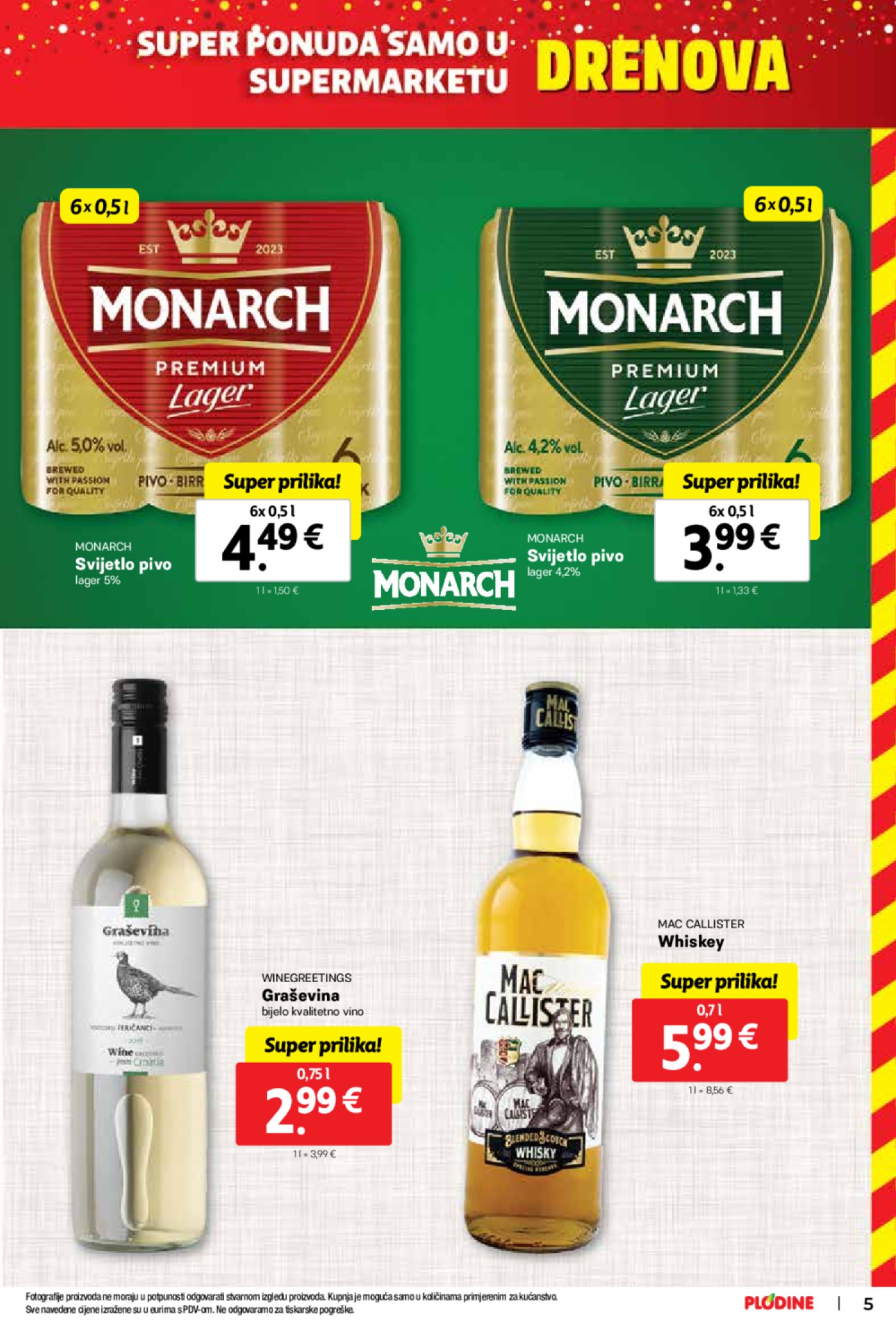 Plodine katalog Otvorenje Drenova 02.10.-08.10.2024.