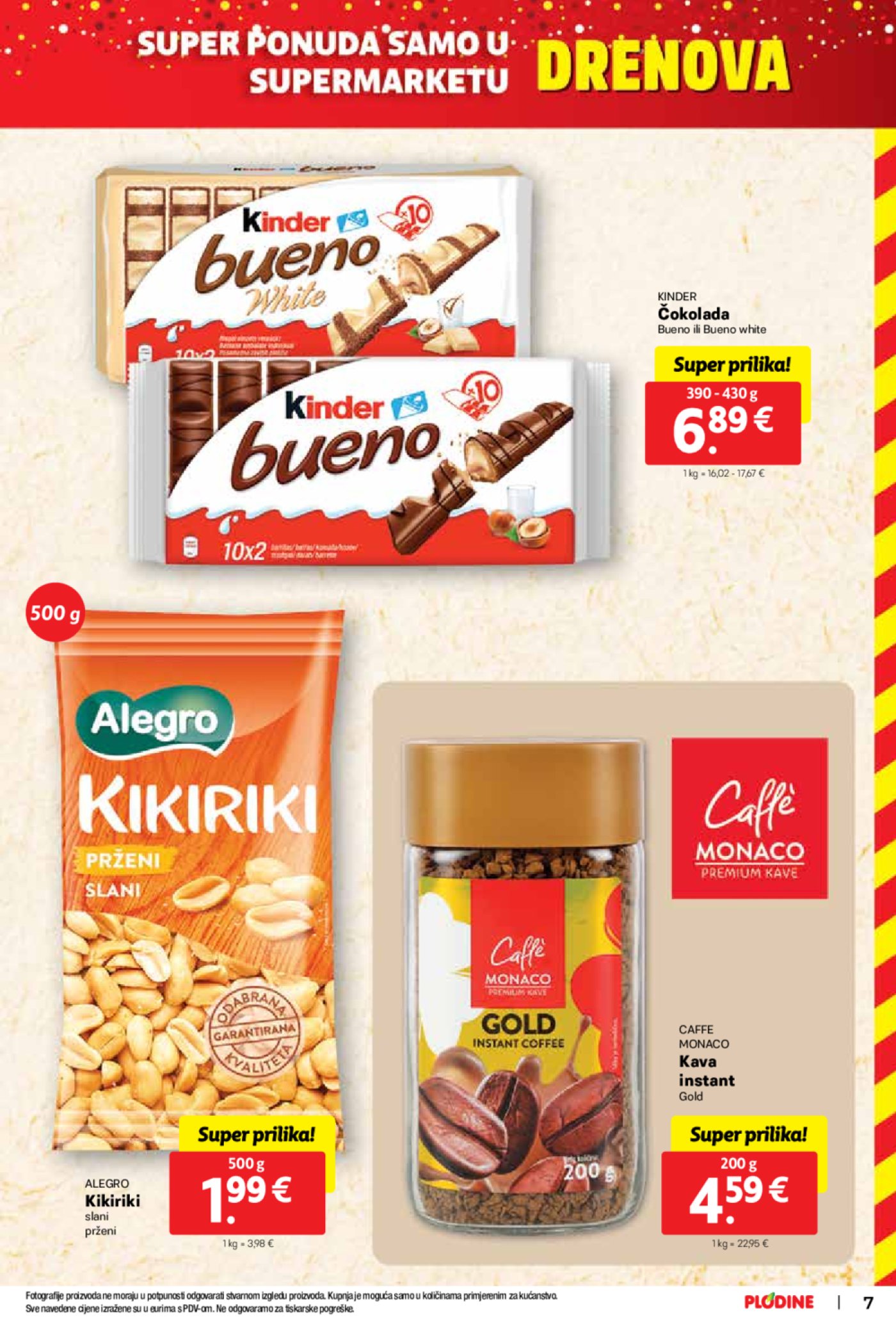 Plodine katalog Otvorenje Drenova 02.10.-08.10.2024.