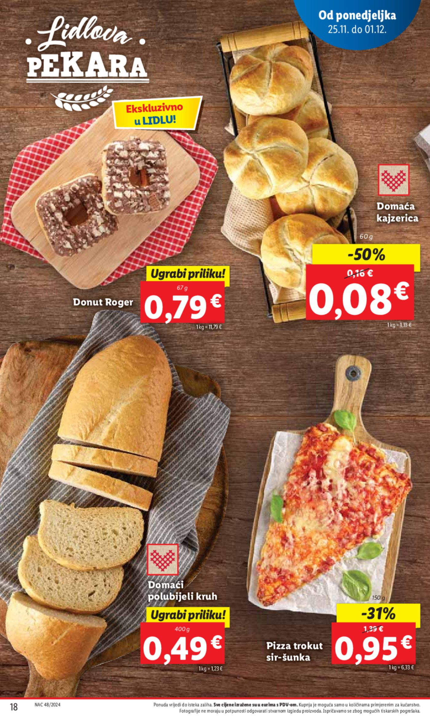 Lidl super ponuda od ponedjeljka 25.11.-01.12.2024.