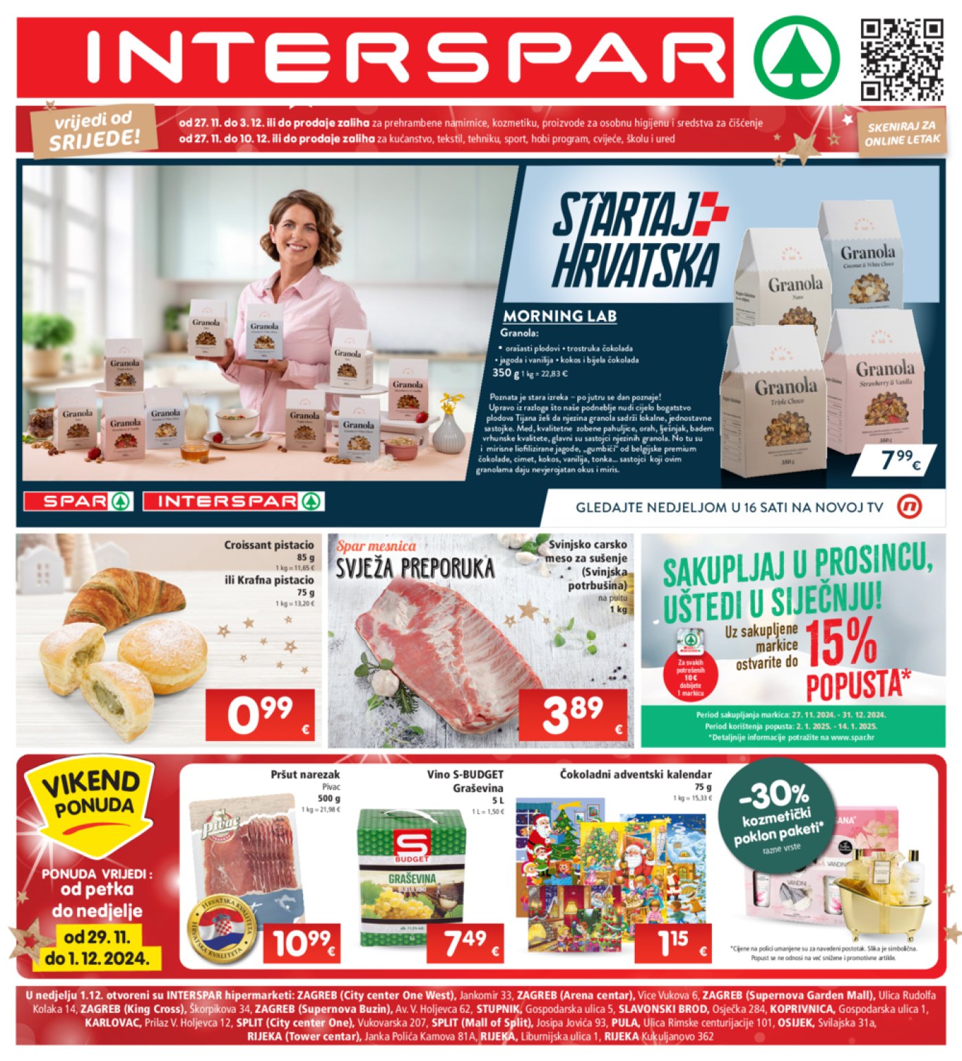 INTERSPAR katalog Akcija 27.11.-03.12.2024.