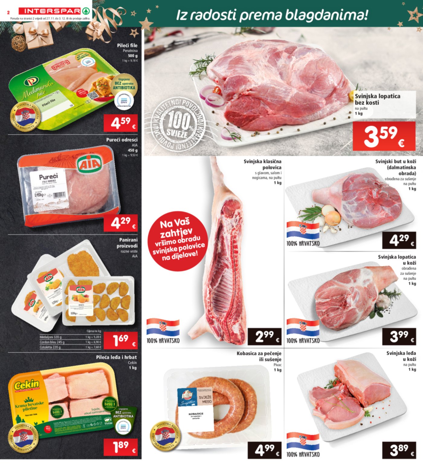 INTERSPAR katalog Akcija 27.11.-03.12.2024.