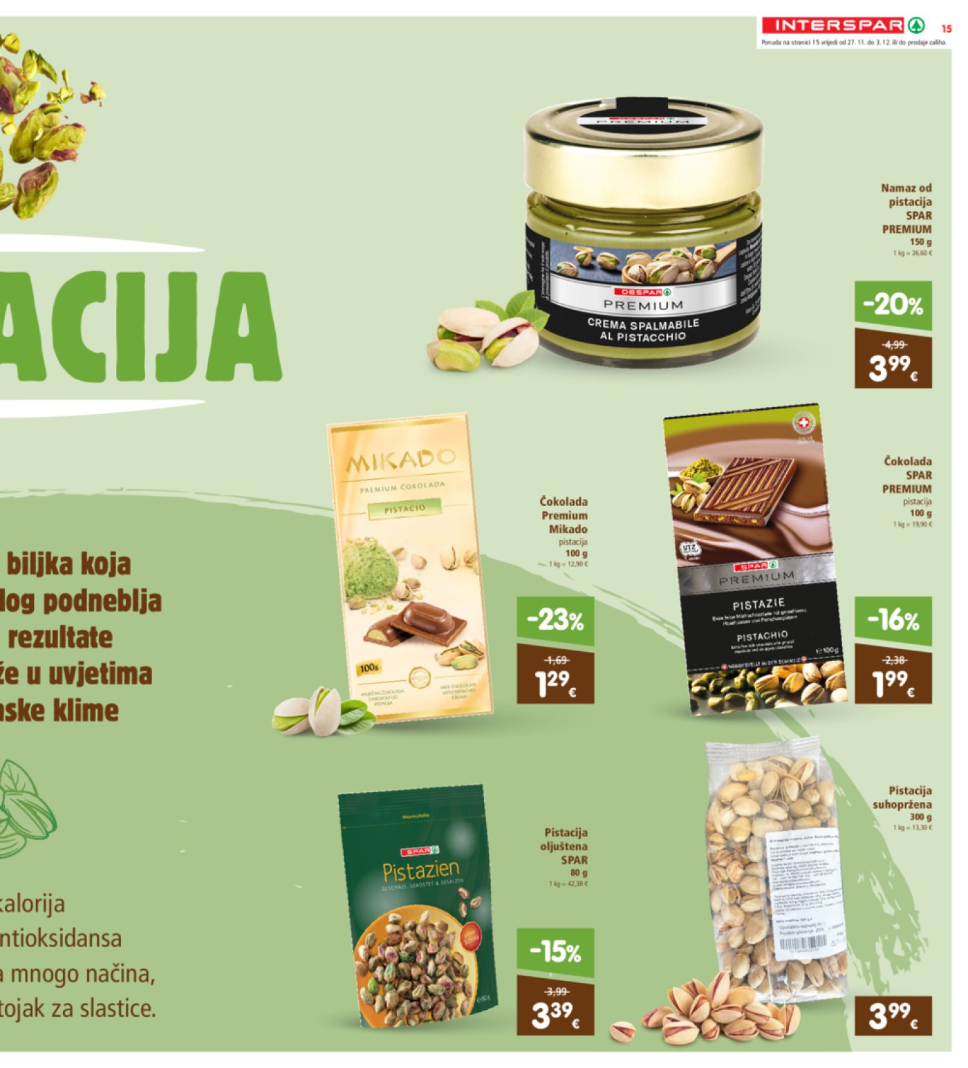 INTERSPAR katalog Akcija 27.11.-03.12.2024.