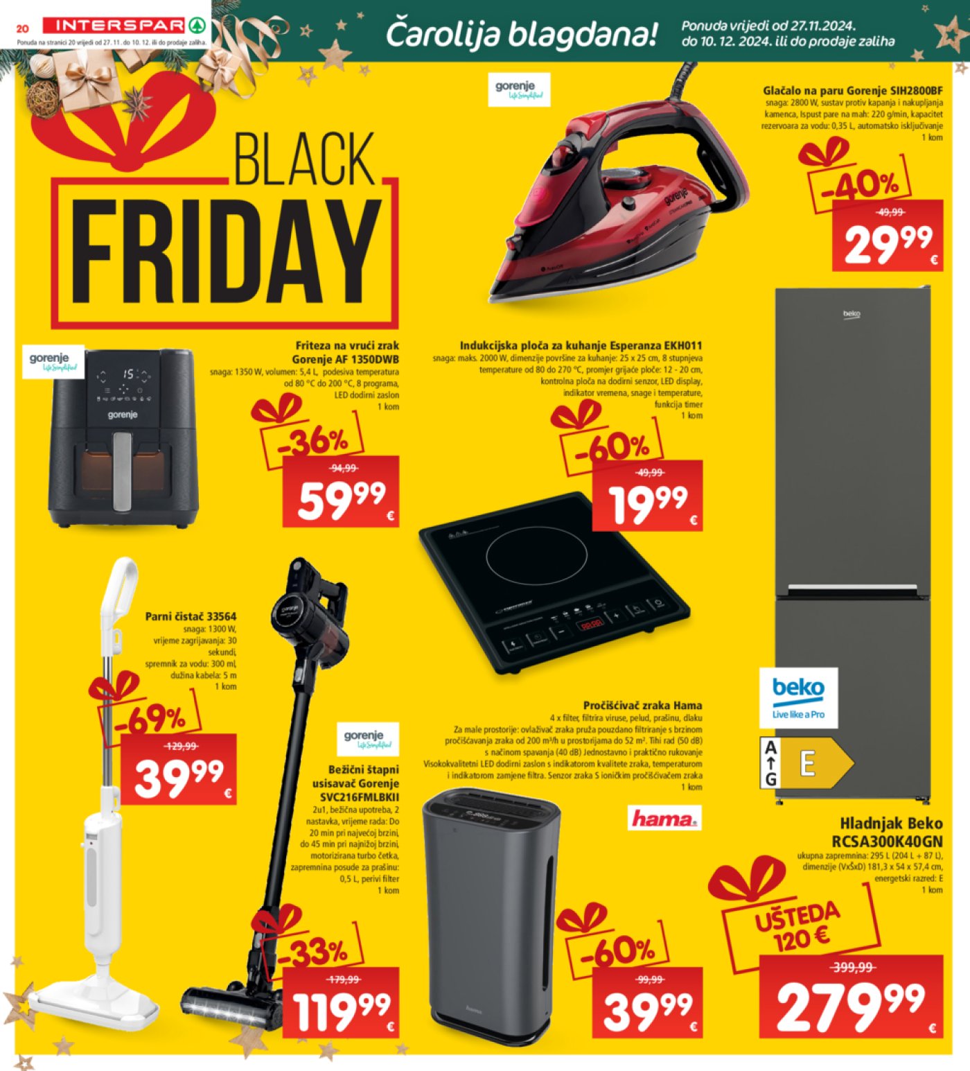 INTERSPAR katalog Akcija 27.11.-03.12.2024.