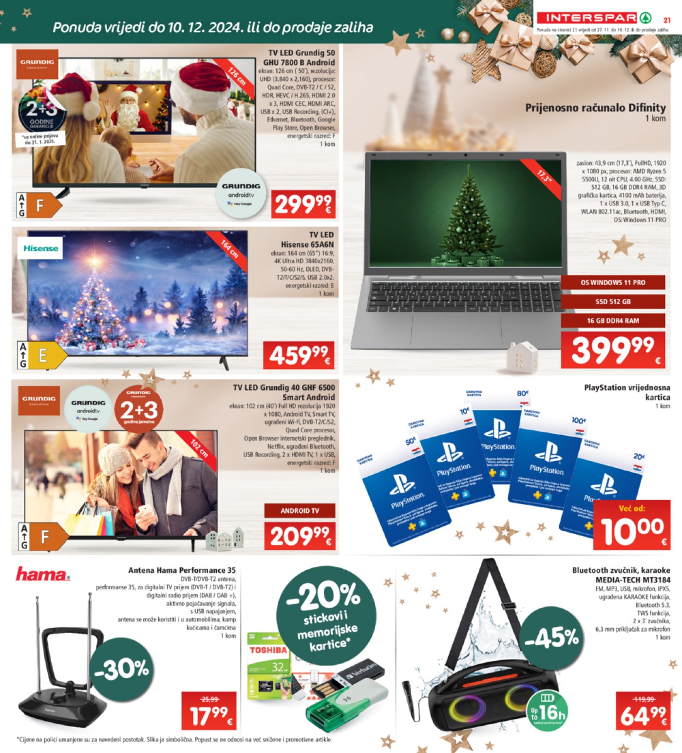 INTERSPAR katalog Akcija 27.11.-03.12.2024.