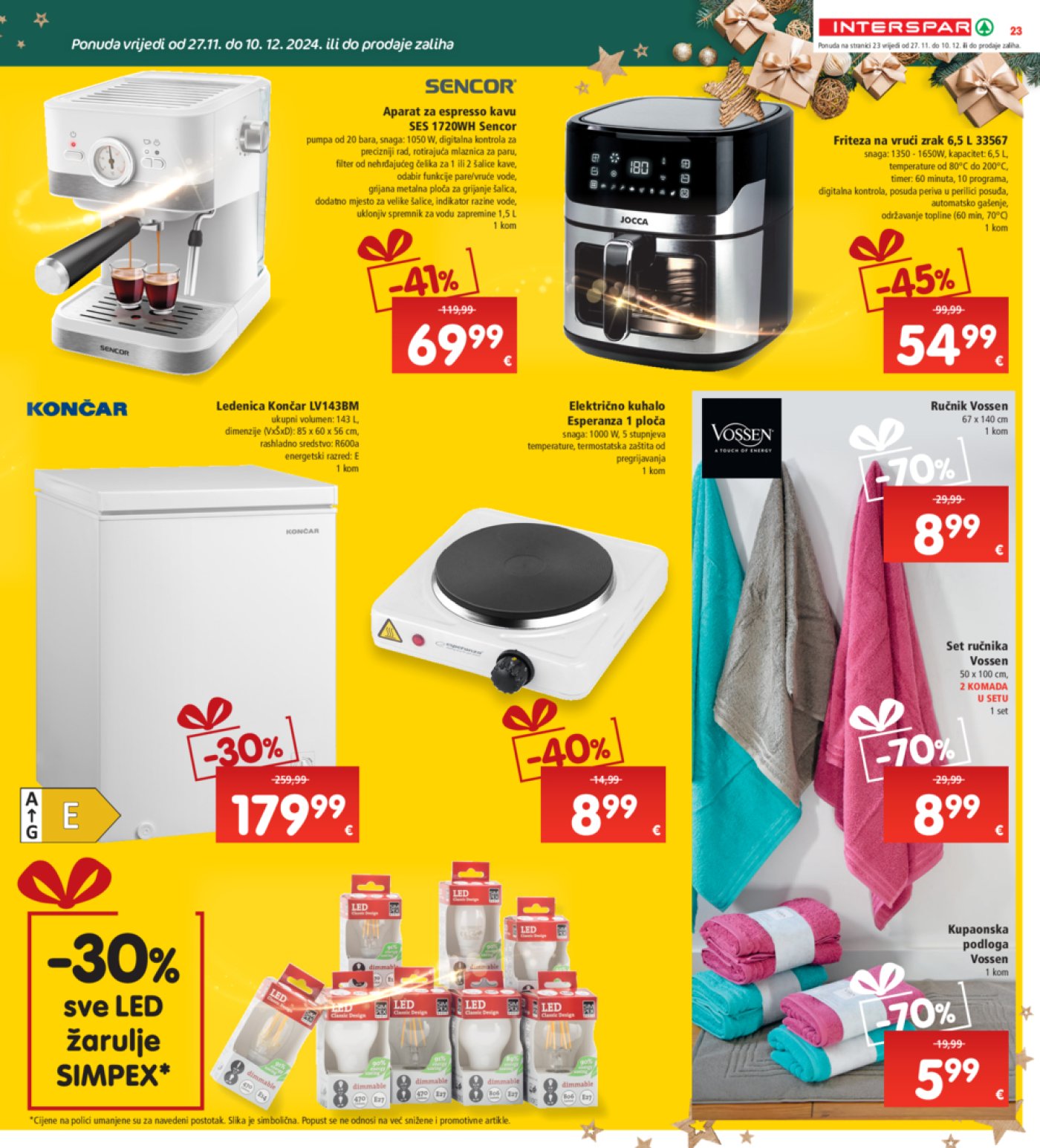 INTERSPAR katalog Akcija 27.11.-03.12.2024.