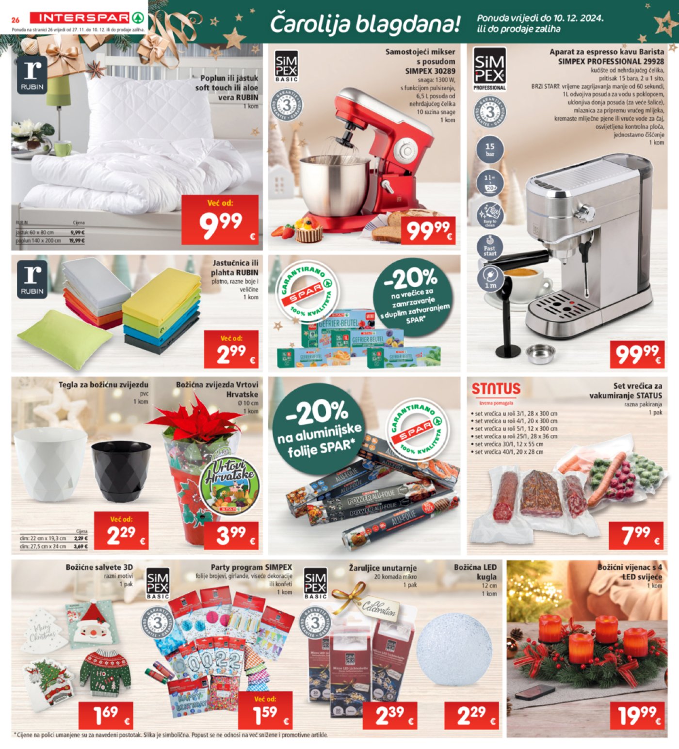 INTERSPAR katalog Akcija 27.11.-03.12.2024.