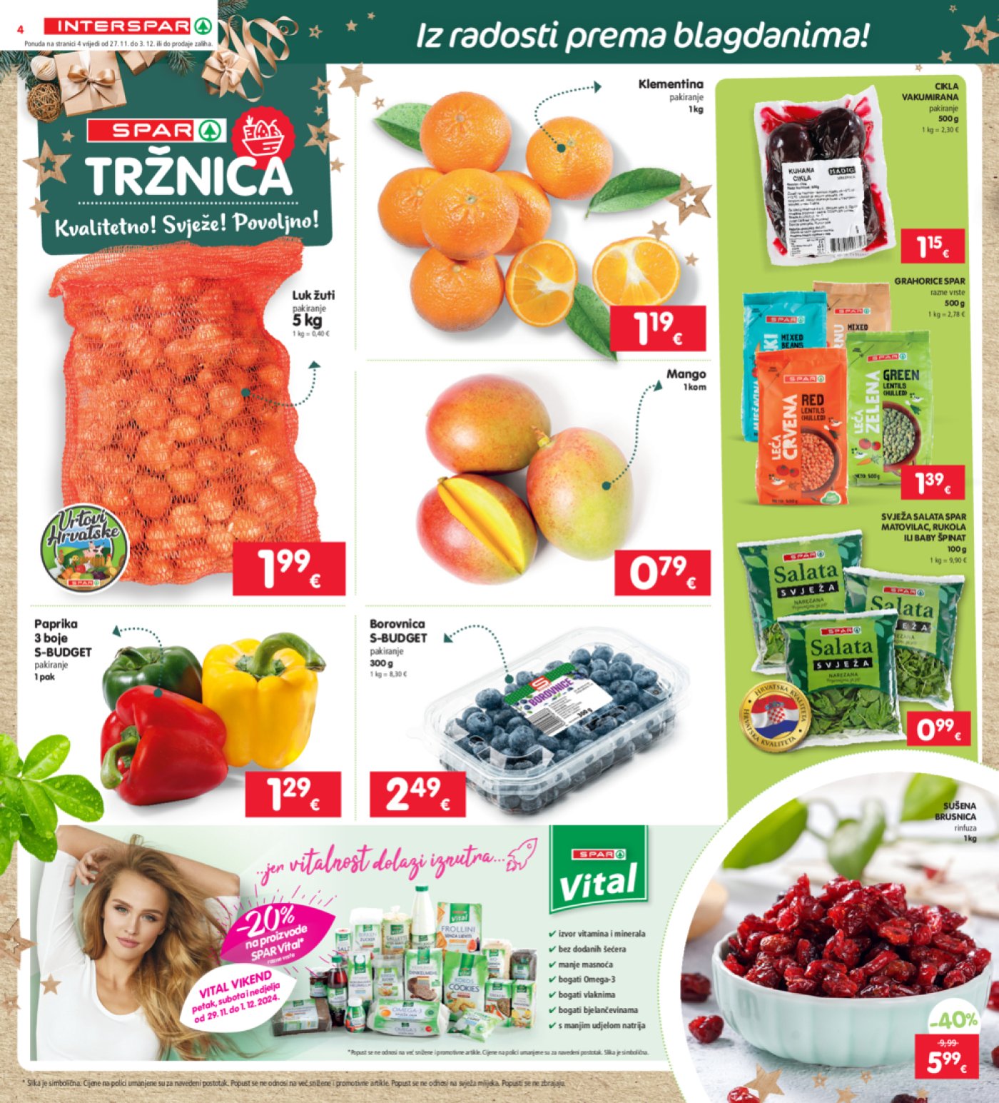 INTERSPAR katalog Akcija 27.11.-03.12.2024.