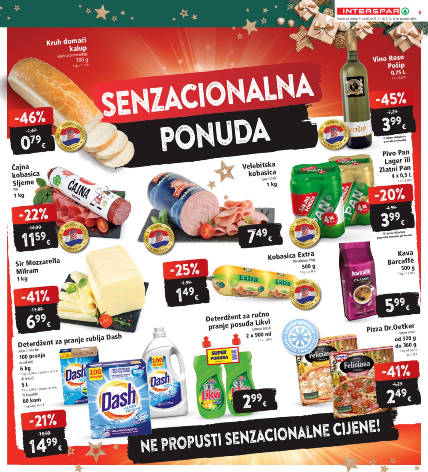 INTERSPAR katalog Akcija 27.11.-03.12.2024.