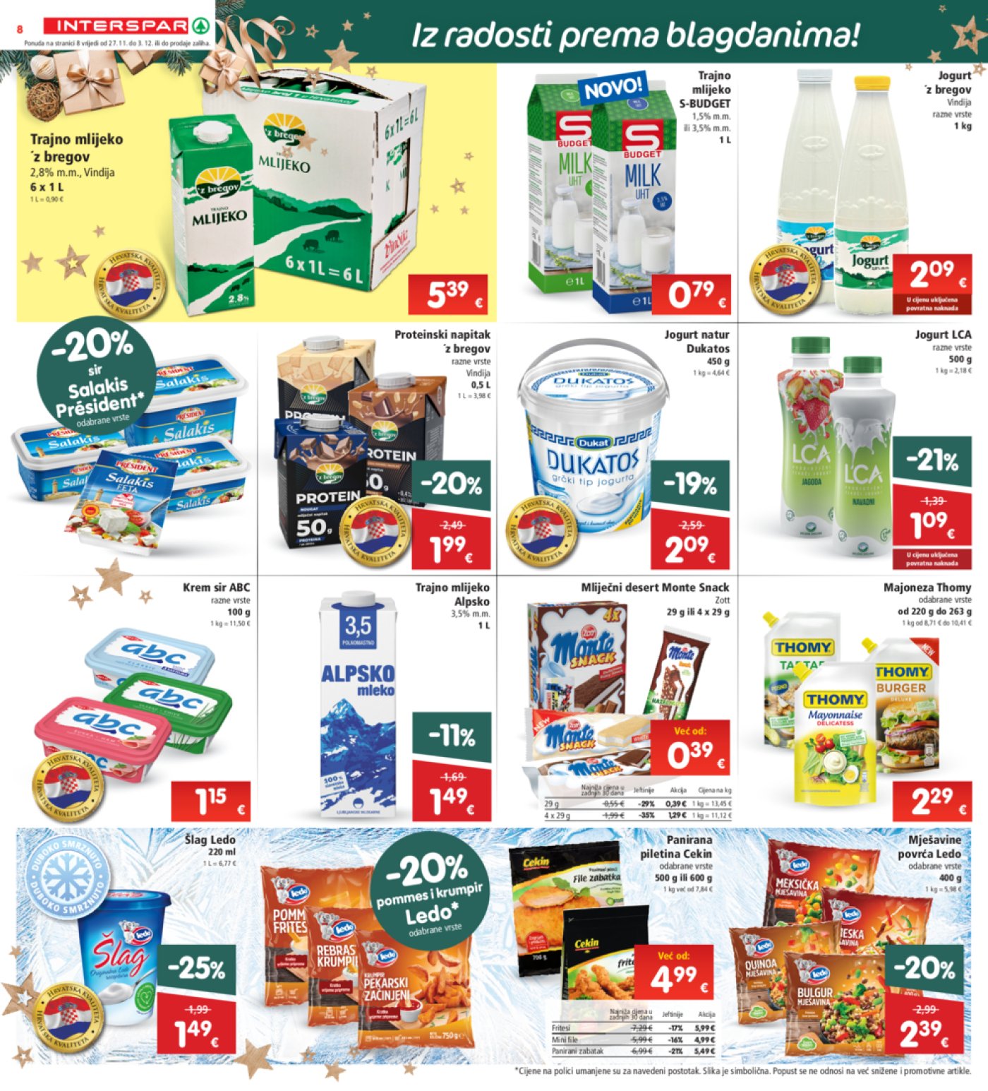 INTERSPAR katalog Akcija 27.11.-03.12.2024.