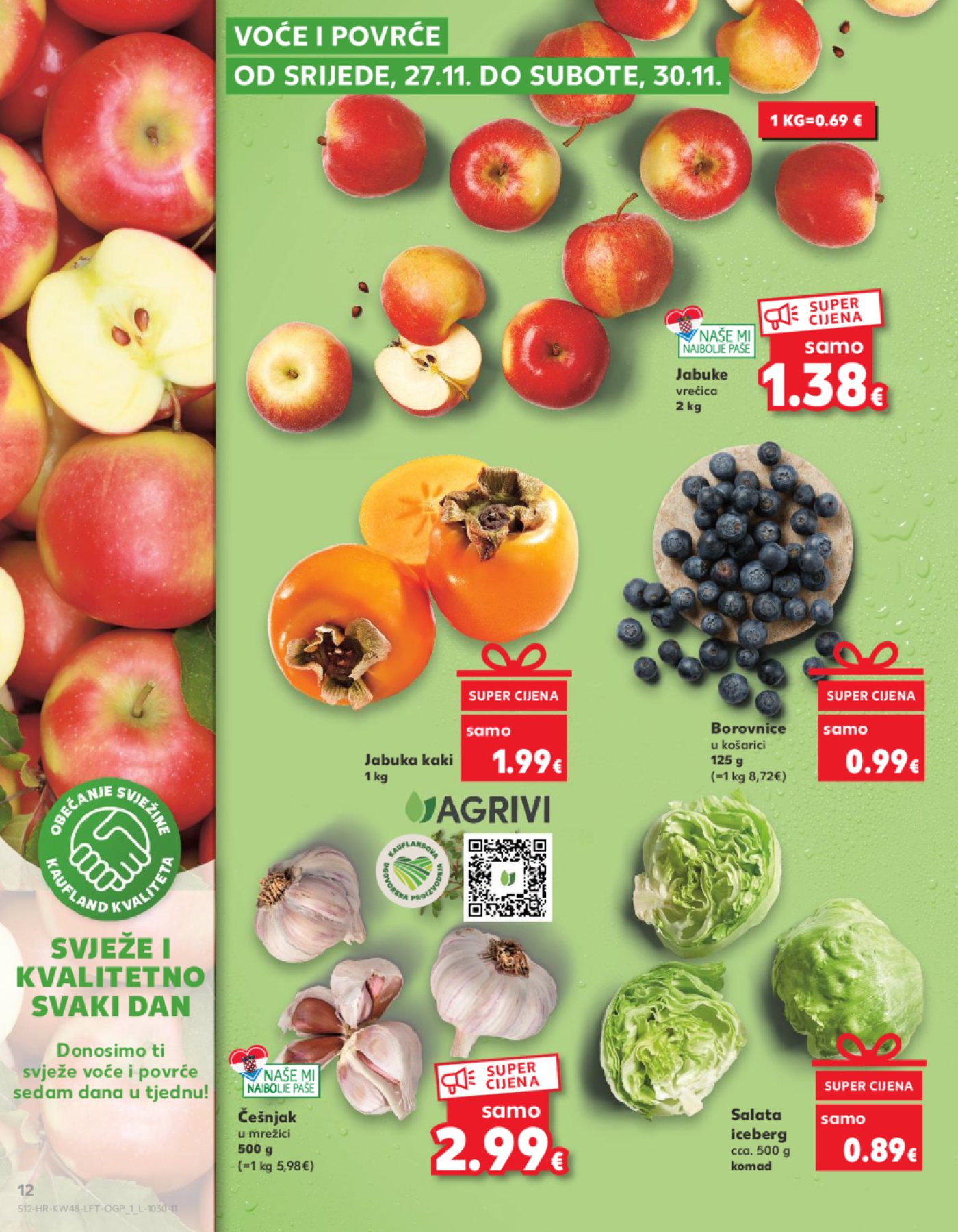 Kaufland katalog Akcija 27.11.-03.12.2024. Odabrane poslovnice