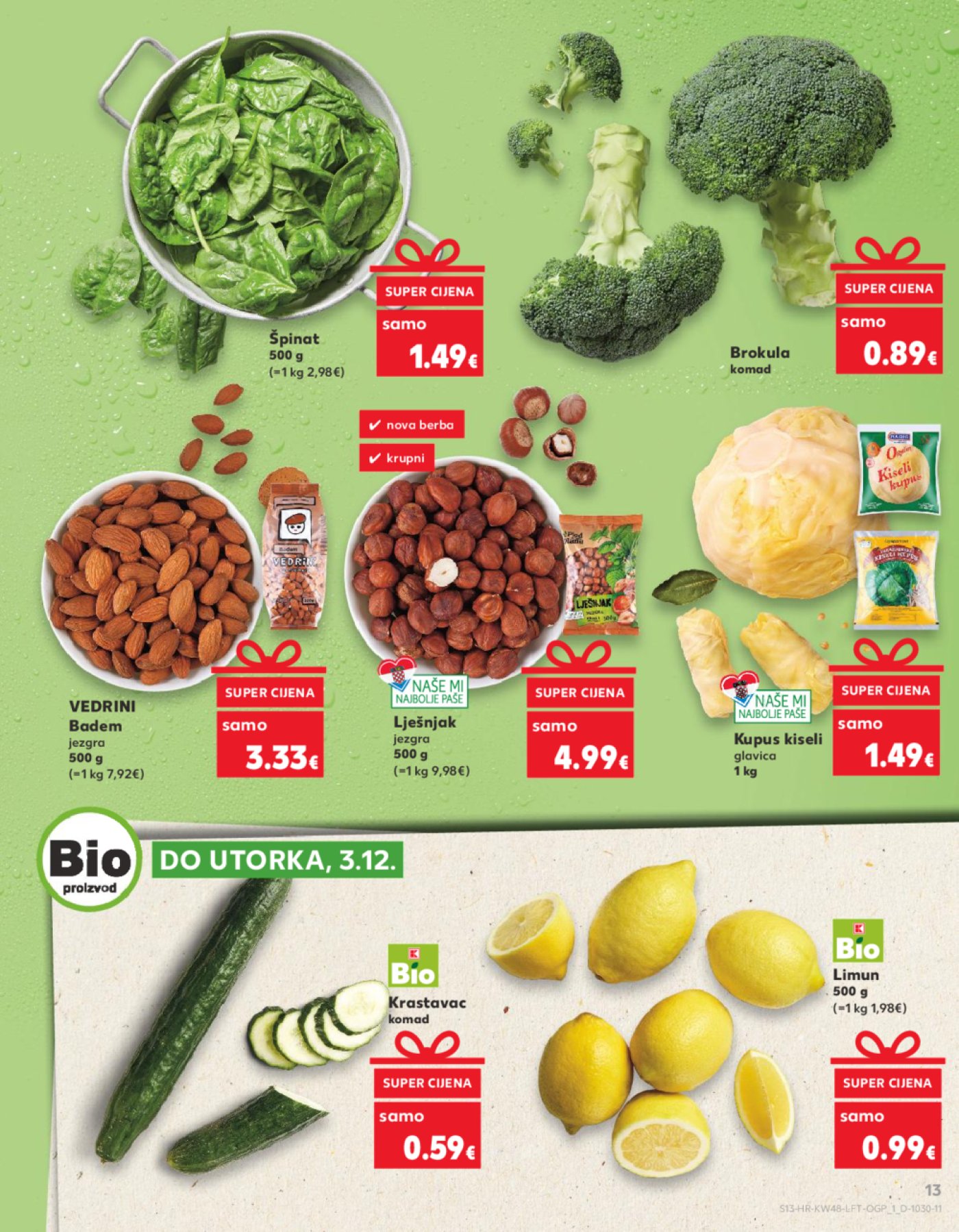 Kaufland katalog Akcija 27.11.-03.12.2024. Odabrane poslovnice