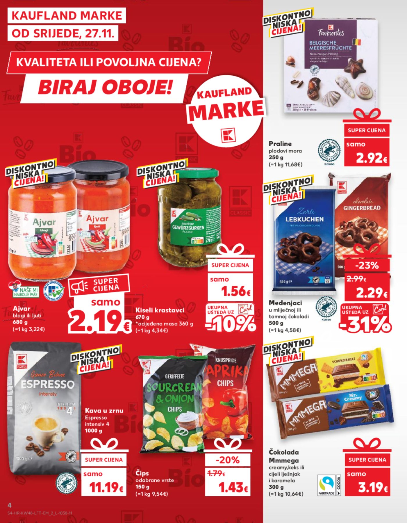 Kaufland katalog Akcija 27.11.-03.12.2024. Odabrane poslovnice