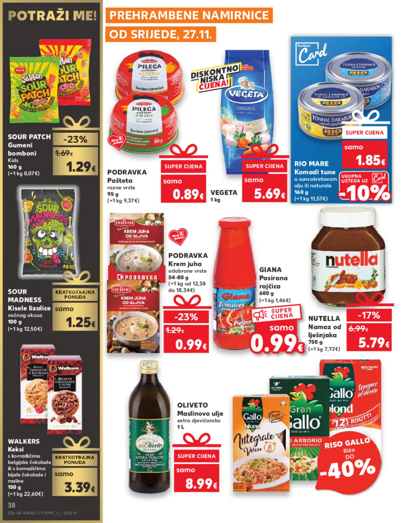 Kaufland katalog Akcija 27.11.-03.12.2024. Odabrane poslovnice