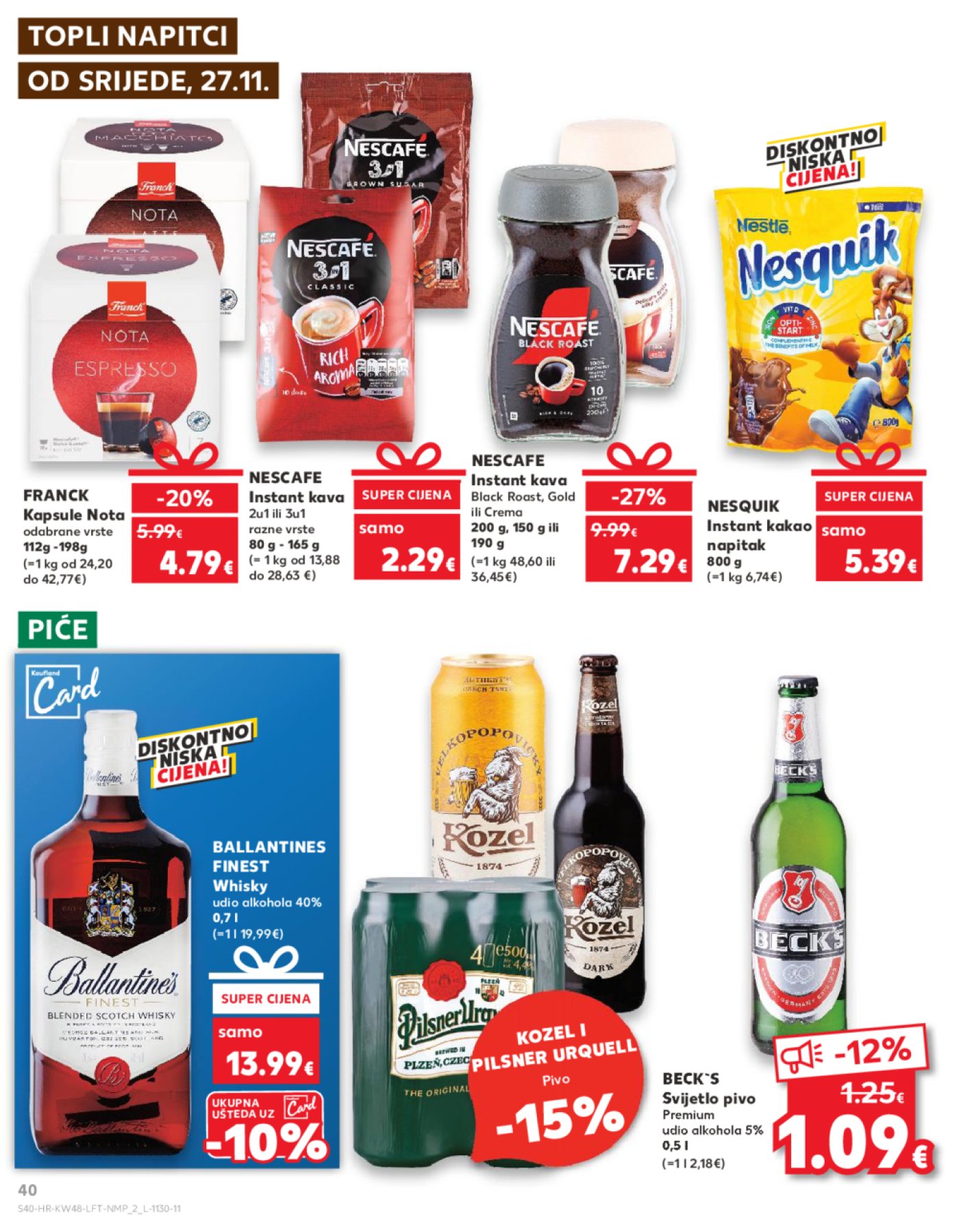 Kaufland katalog Akcija 27.11.-03.12.2024. Odabrane poslovnice