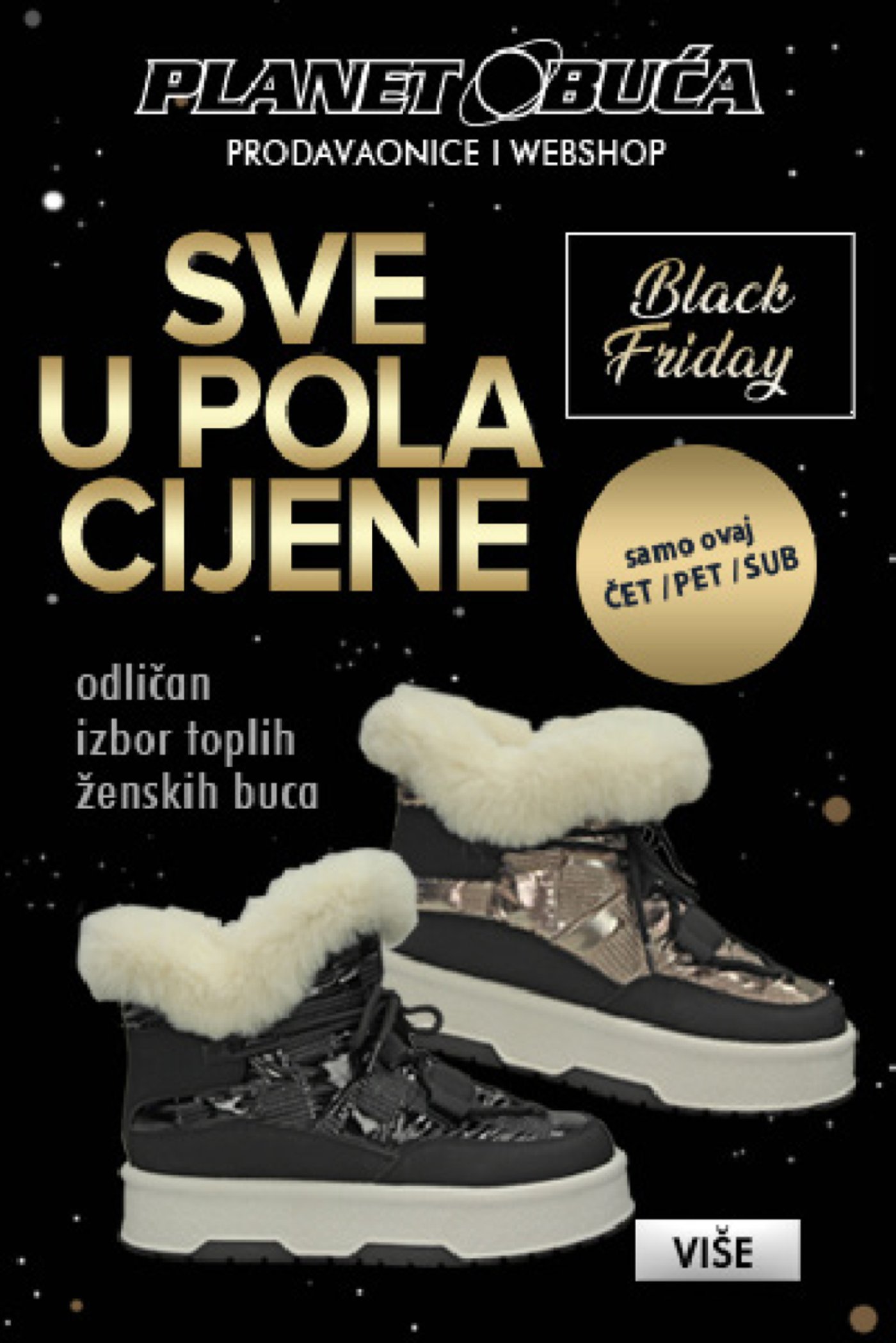 Planet Obuća katalog Black Friday 28.11.-30.11.2024.