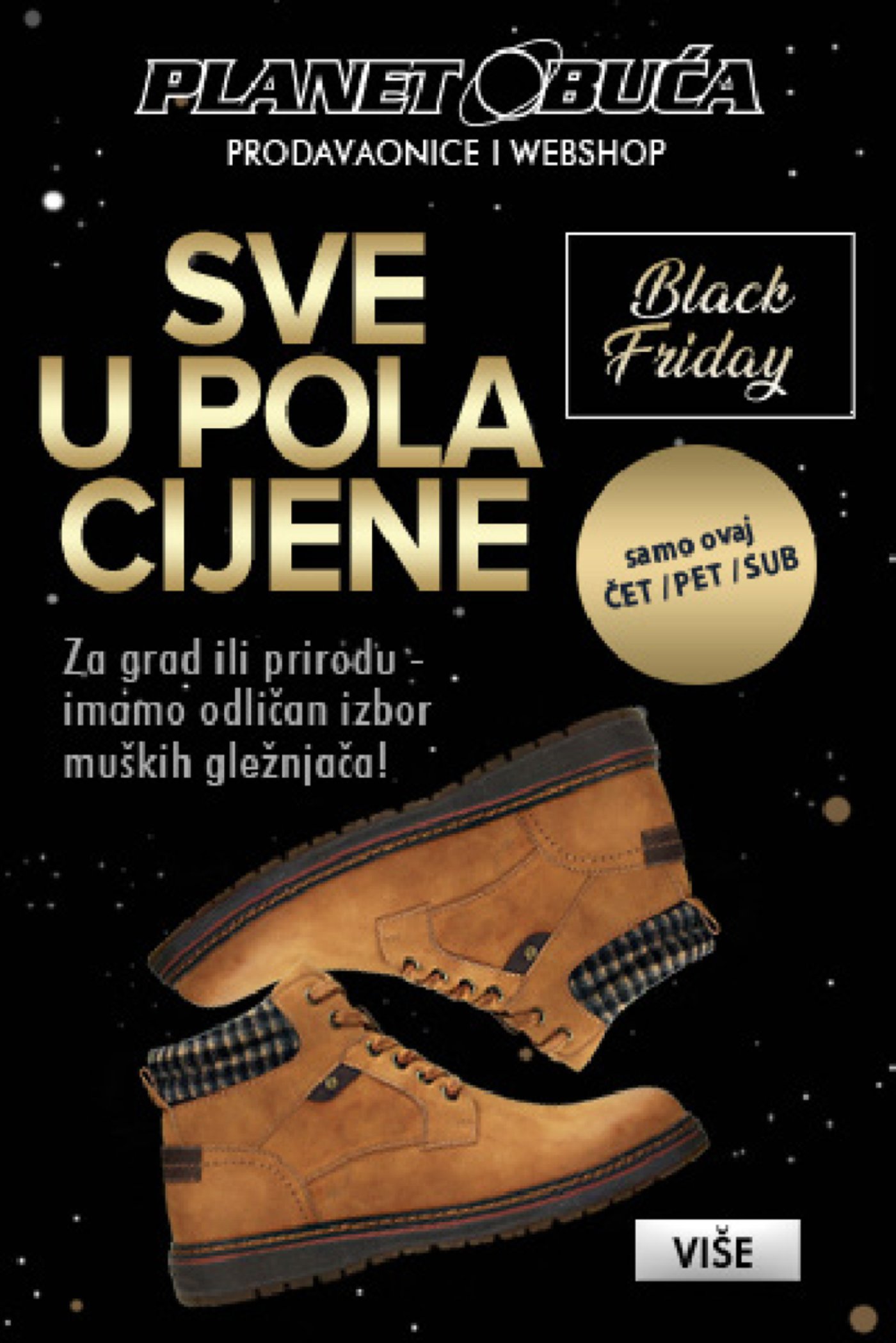 Planet Obuća katalog Black Friday 28.11.-30.11.2024.