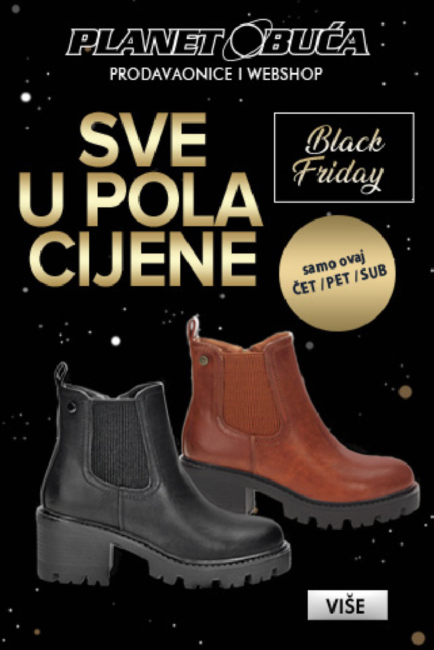 Planet Obuća katalog Black Friday 28.11.-30.11.2024.