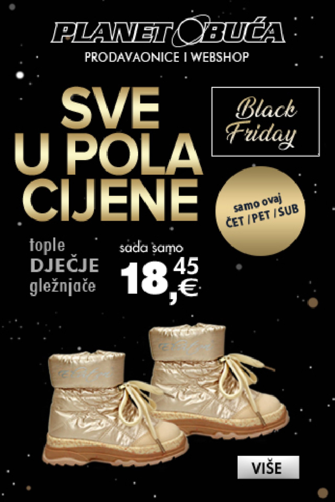 Planet Obuća katalog Black Friday 28.11.-30.11.2024.