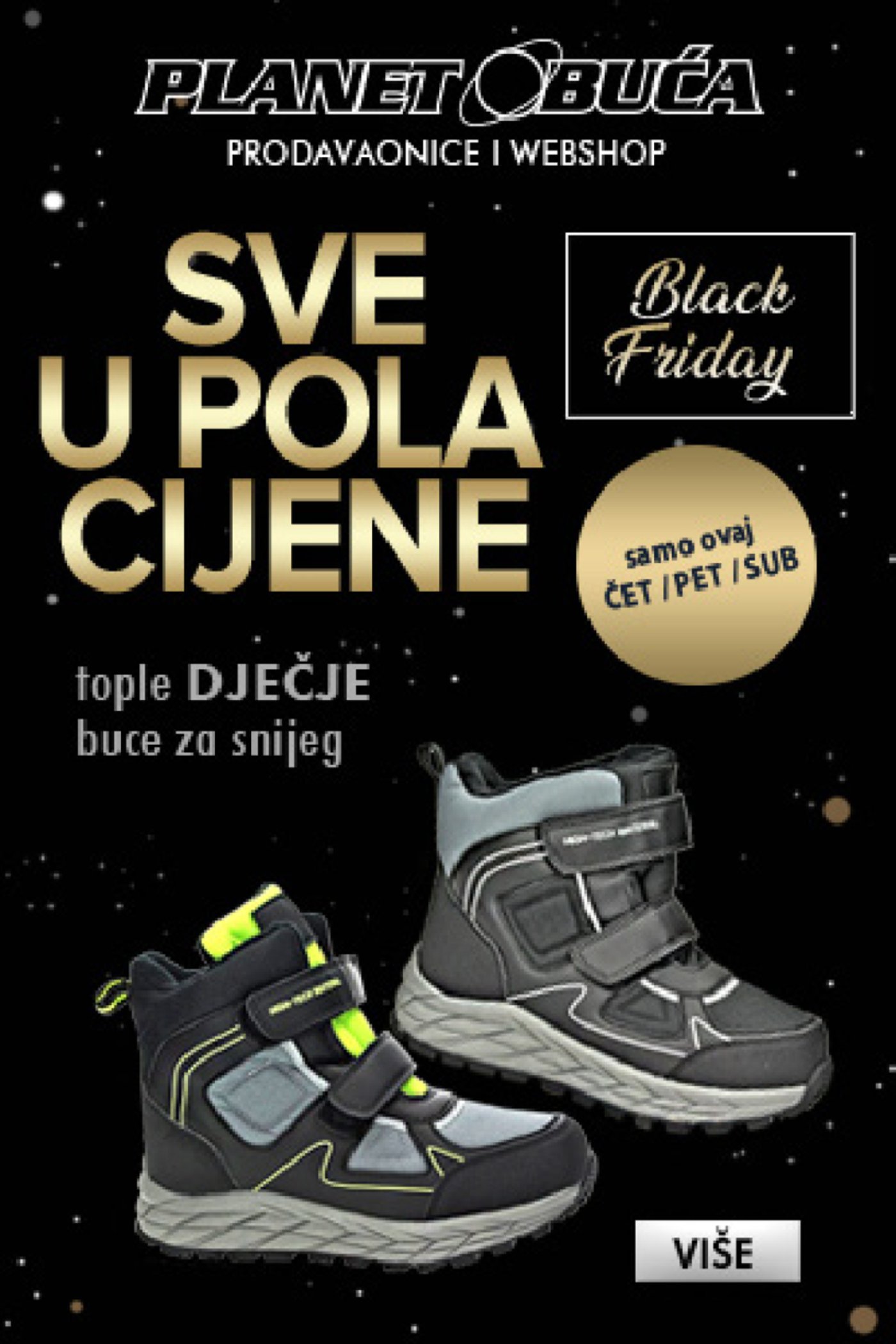 Planet Obuća katalog Black Friday 28.11.-30.11.2024.