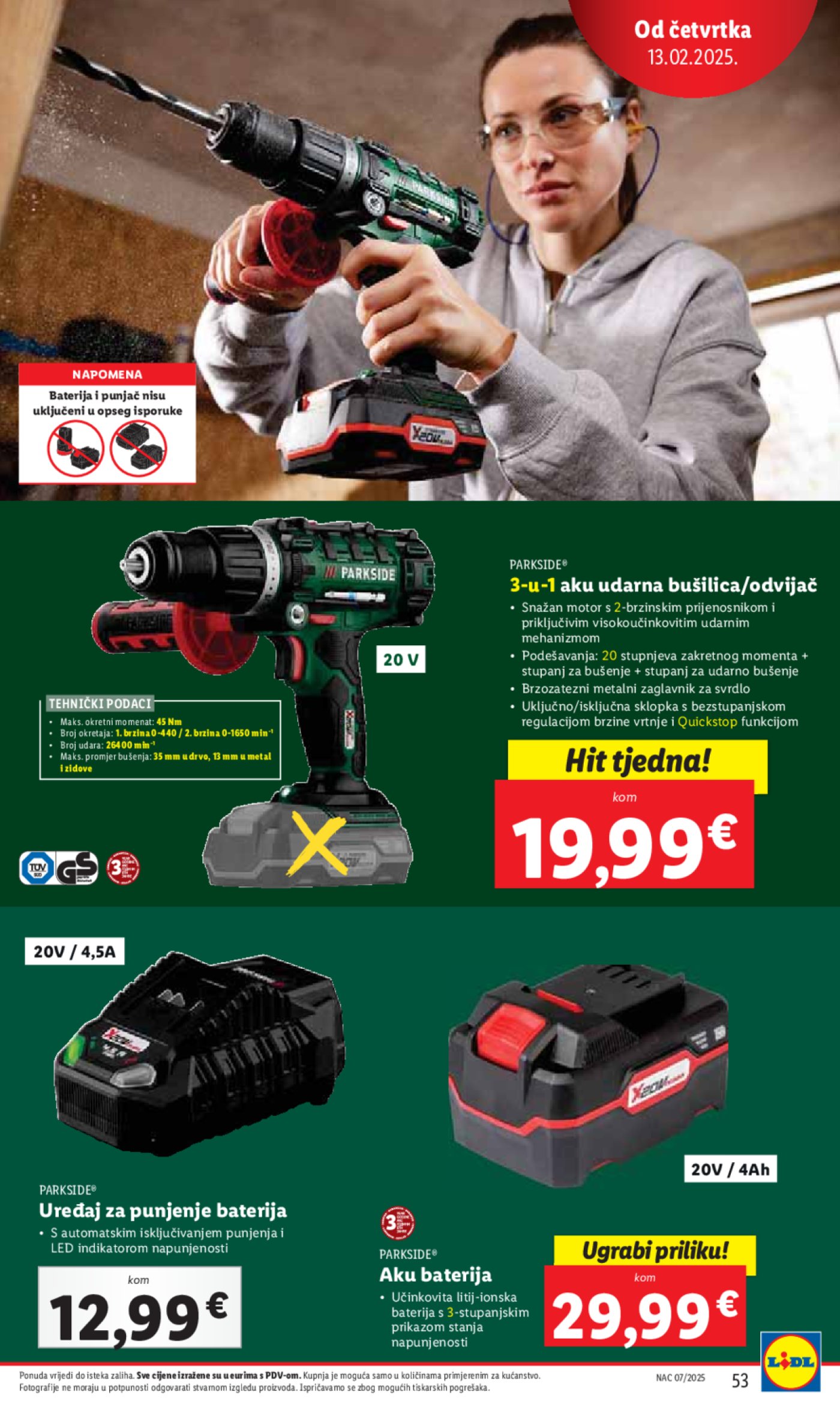 Lidl katalog Super ponuda od ponedjeljka 10.02.-16.02.2025.