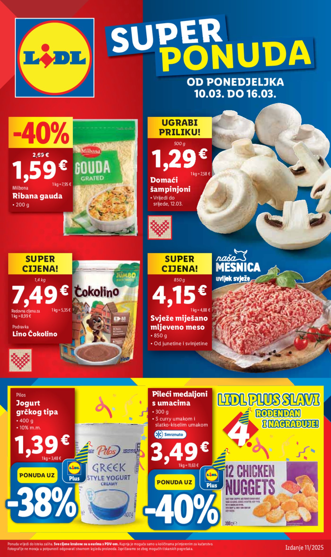 Lidl katalog Super ponuda od ponedjeljka 10.03.-16.03.2025.