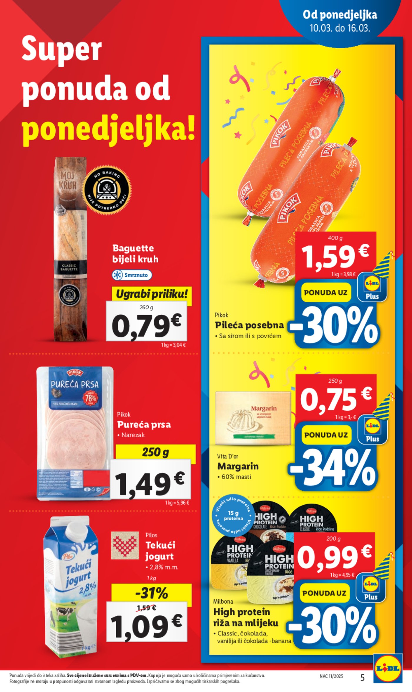 Lidl katalog Super ponuda od ponedjeljka 10.03.-16.03.2025.
