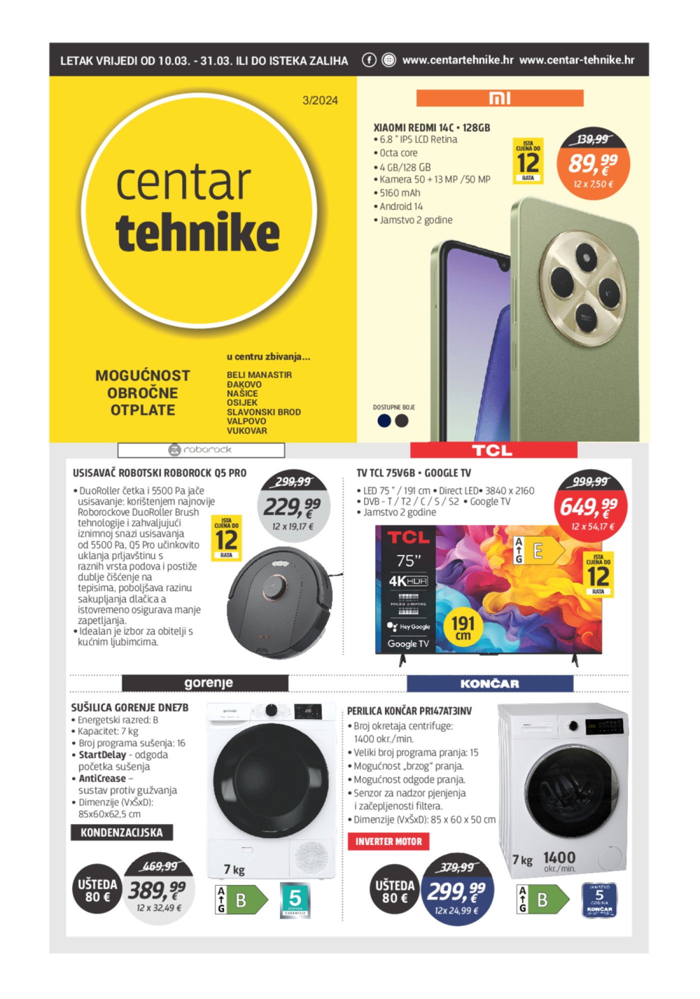 Centar tehnike katalog Akcija 10.03.-31.03.2025.