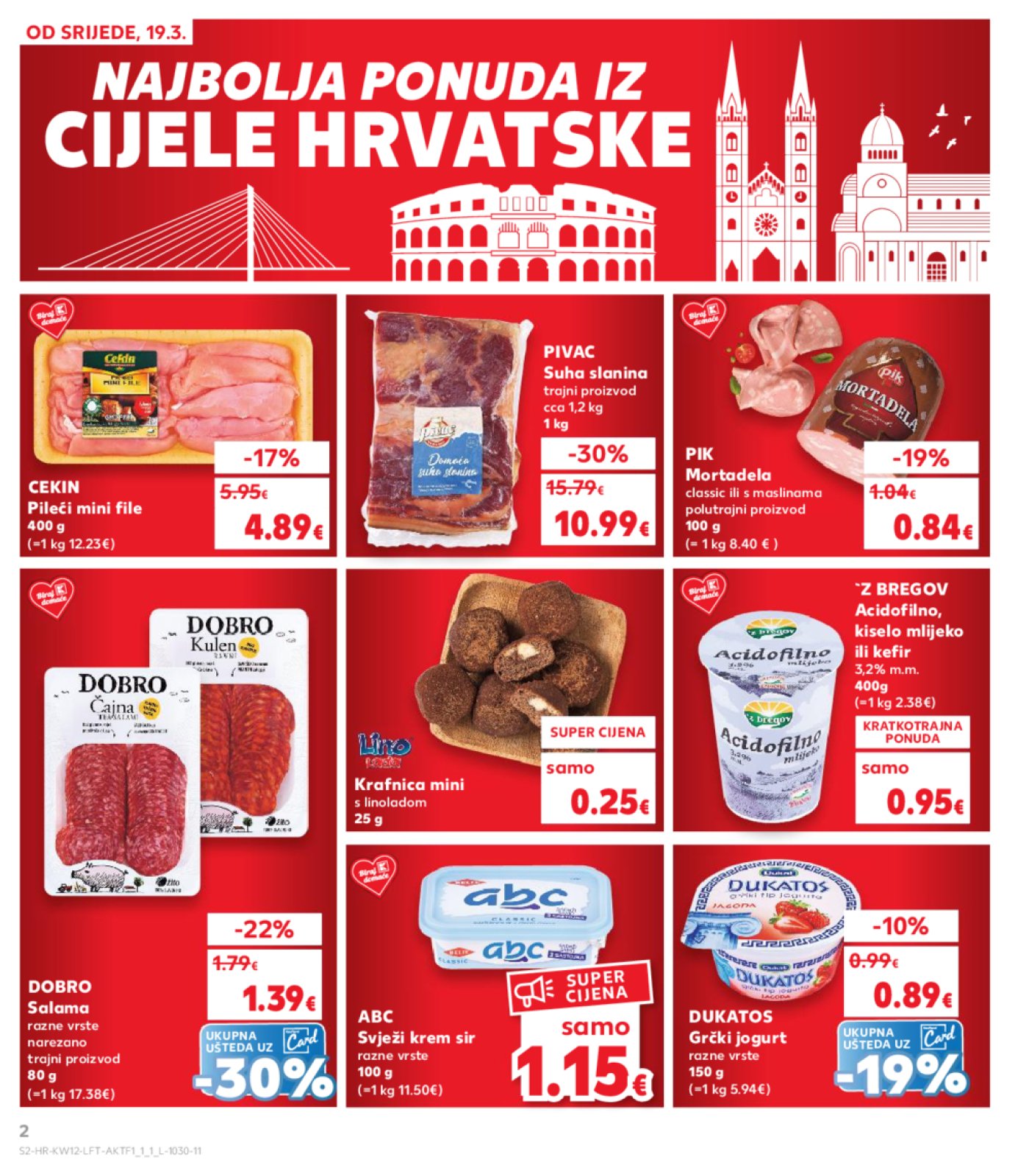 Kaufland katalog Akcija 19.03.-25.03.2025. Odabrane poslovnice