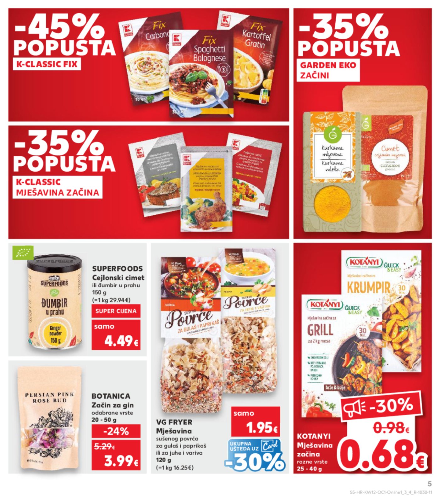 Kaufland katalog Kaufland marke 19.03.-25.03.2025. Odabrane poslovnice