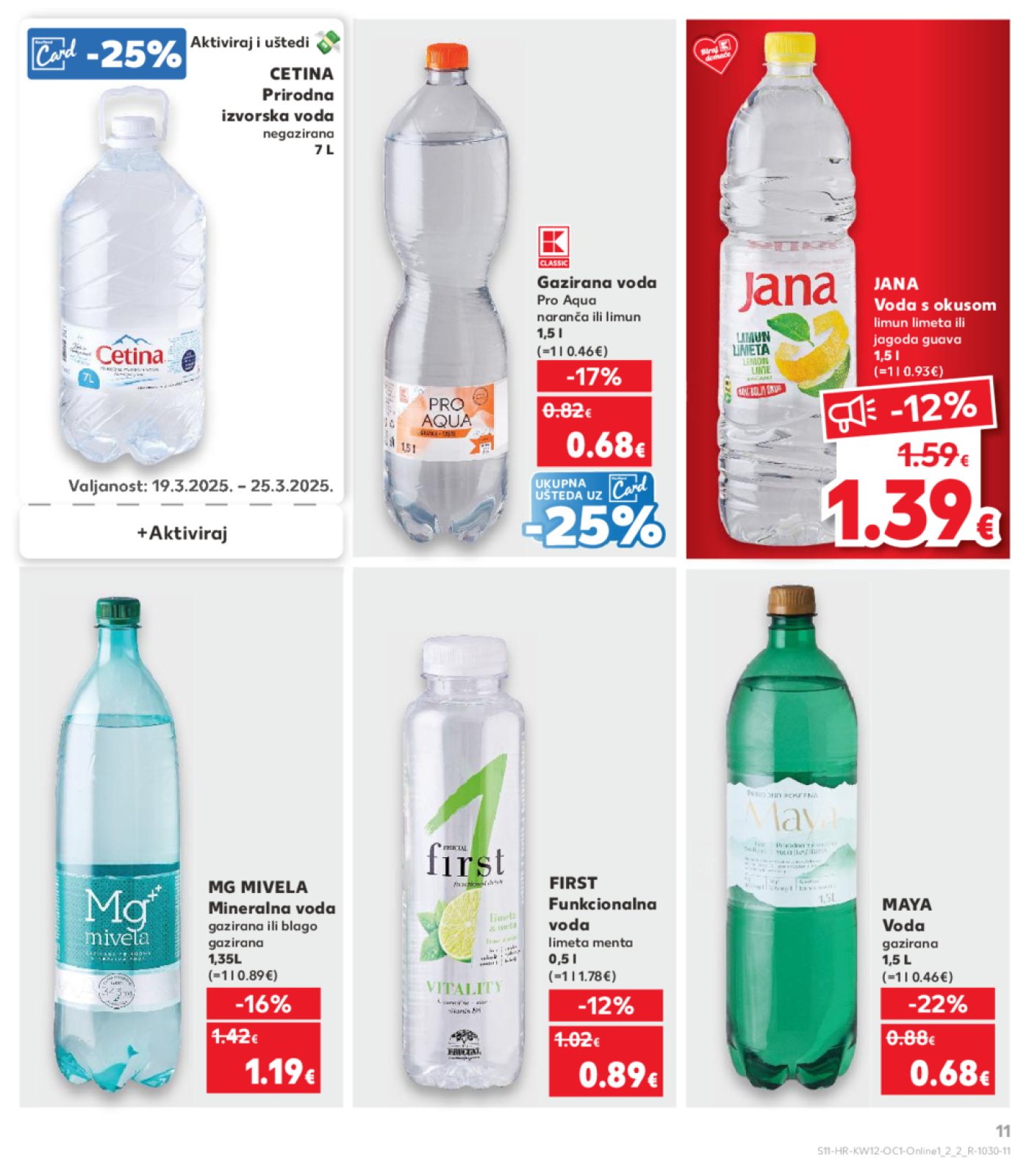 Kaufland katalog Kaufland marke 19.03.-25.03.2025. Odabrane poslovnice