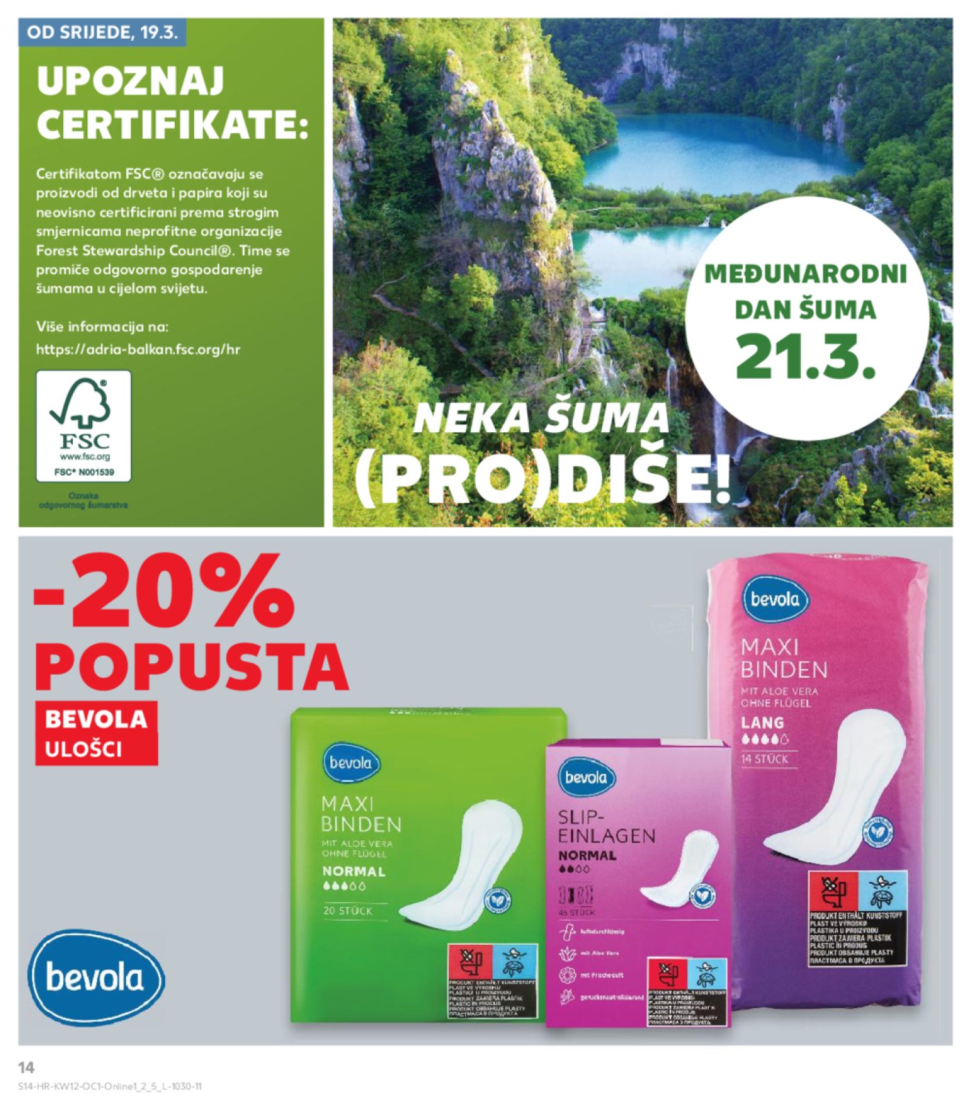 Kaufland katalog Kaufland marke 19.03.-25.03.2025. Odabrane poslovnice