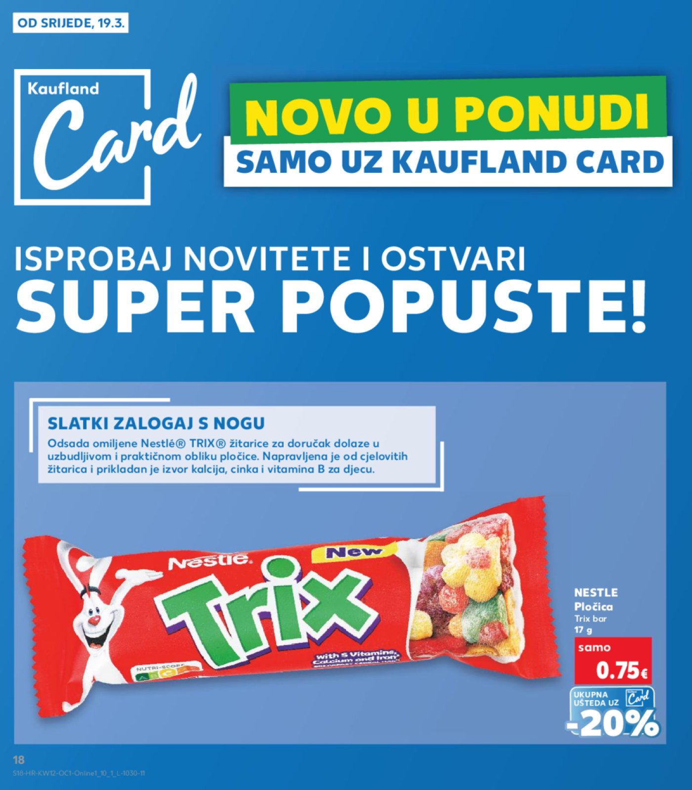 Kaufland katalog Kaufland marke 19.03.-25.03.2025. Odabrane poslovnice