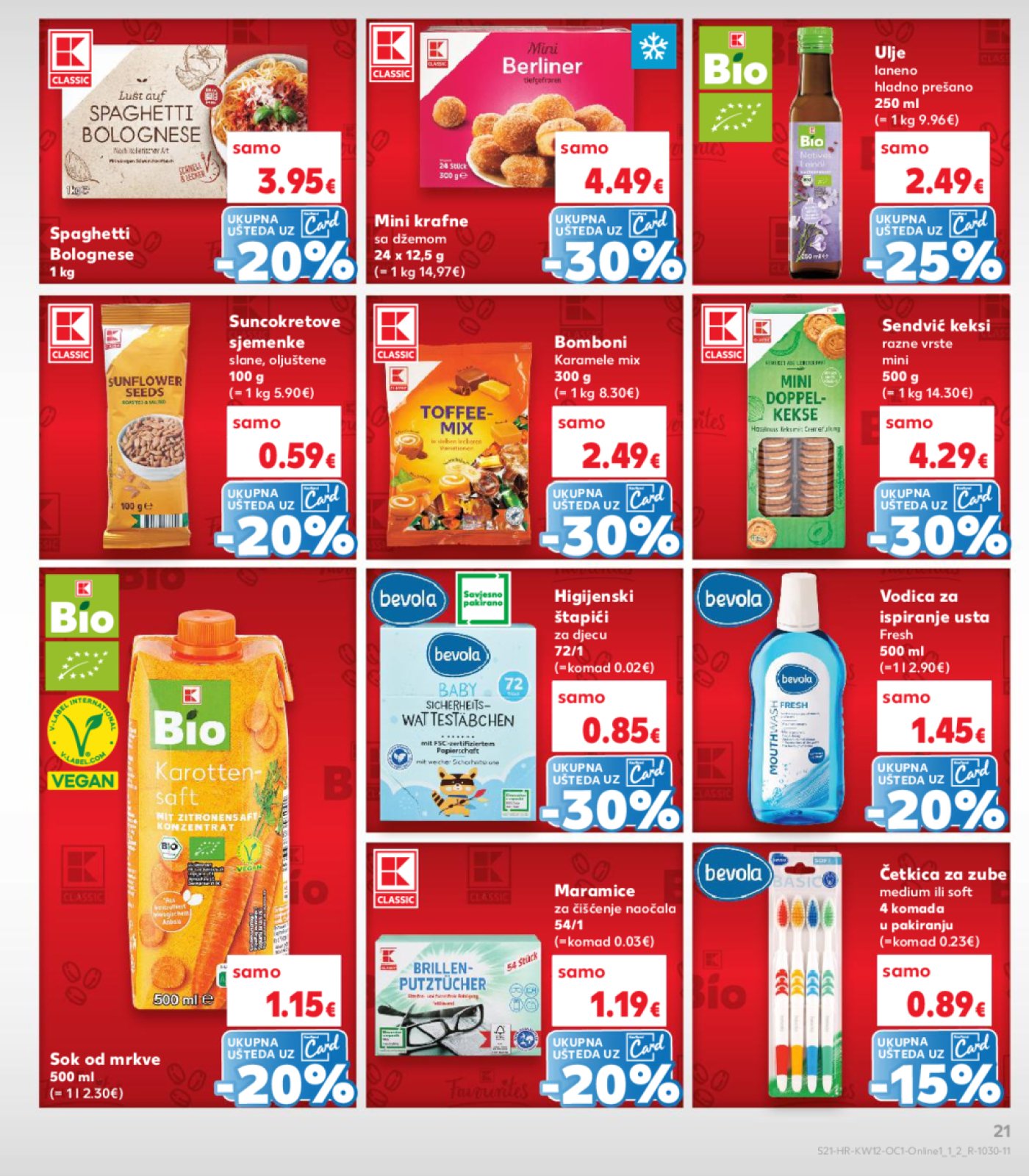 Kaufland katalog Kaufland marke 19.03.-25.03.2025. Odabrane poslovnice