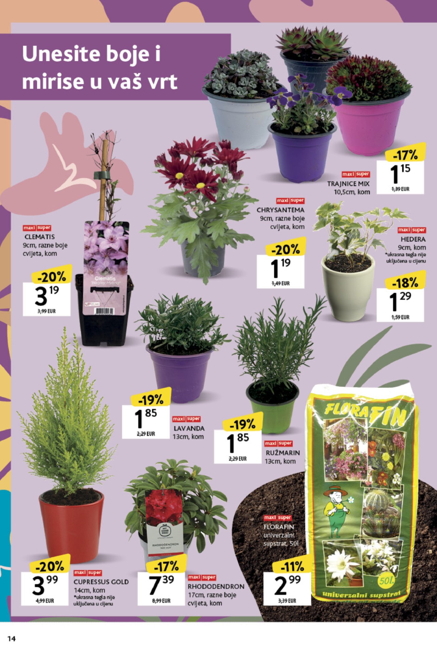 Konzum katalog Akcija Prekrasan vrt 17.03.-13.04.2025.