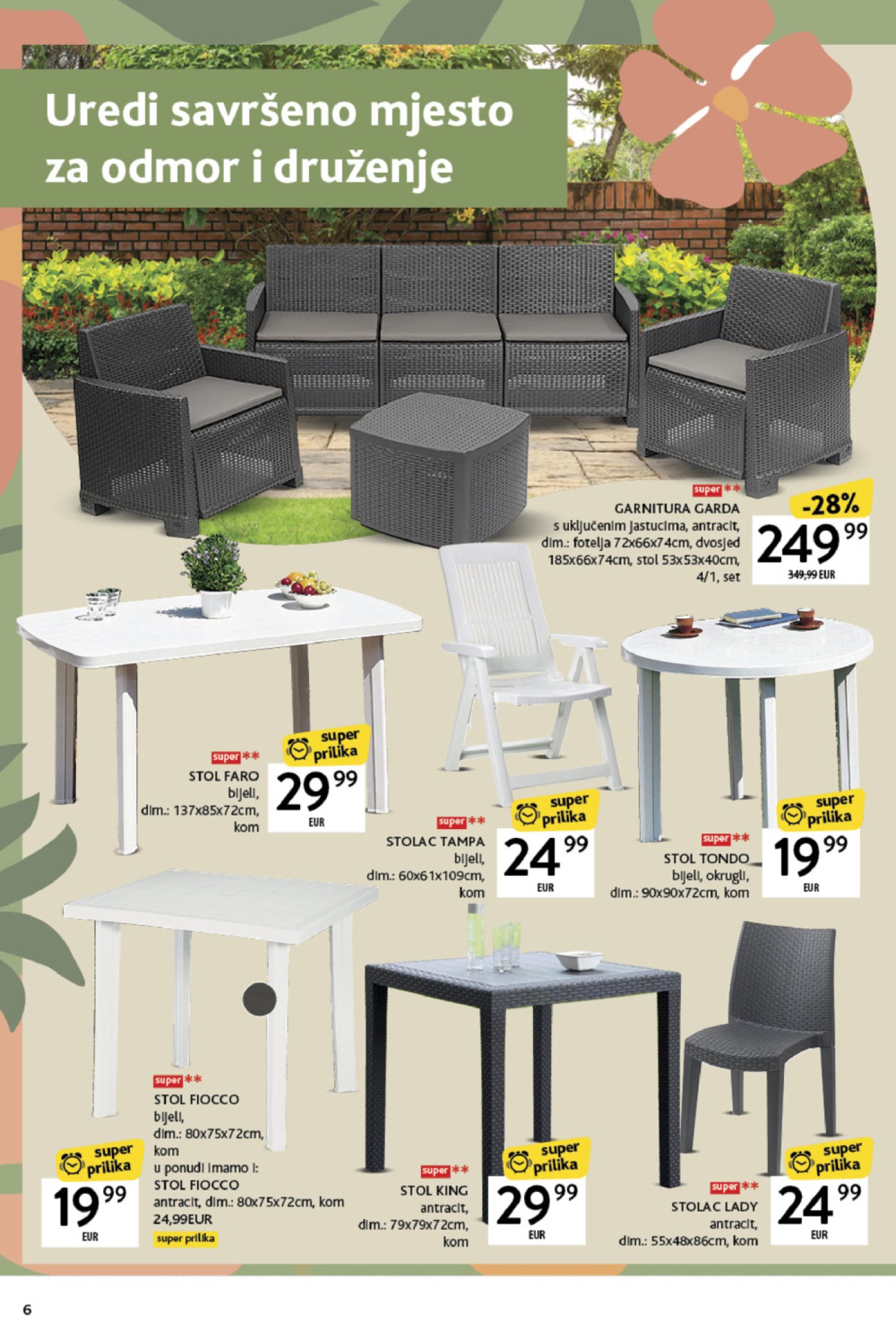 Konzum katalog Akcija Prekrasan vrt 17.03.-13.04.2025.