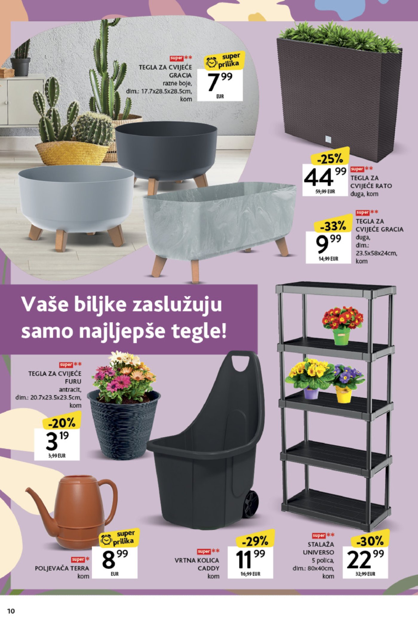 Konzum katalog Akcija Prekrasan vrt 17.03.-13.04.2025.