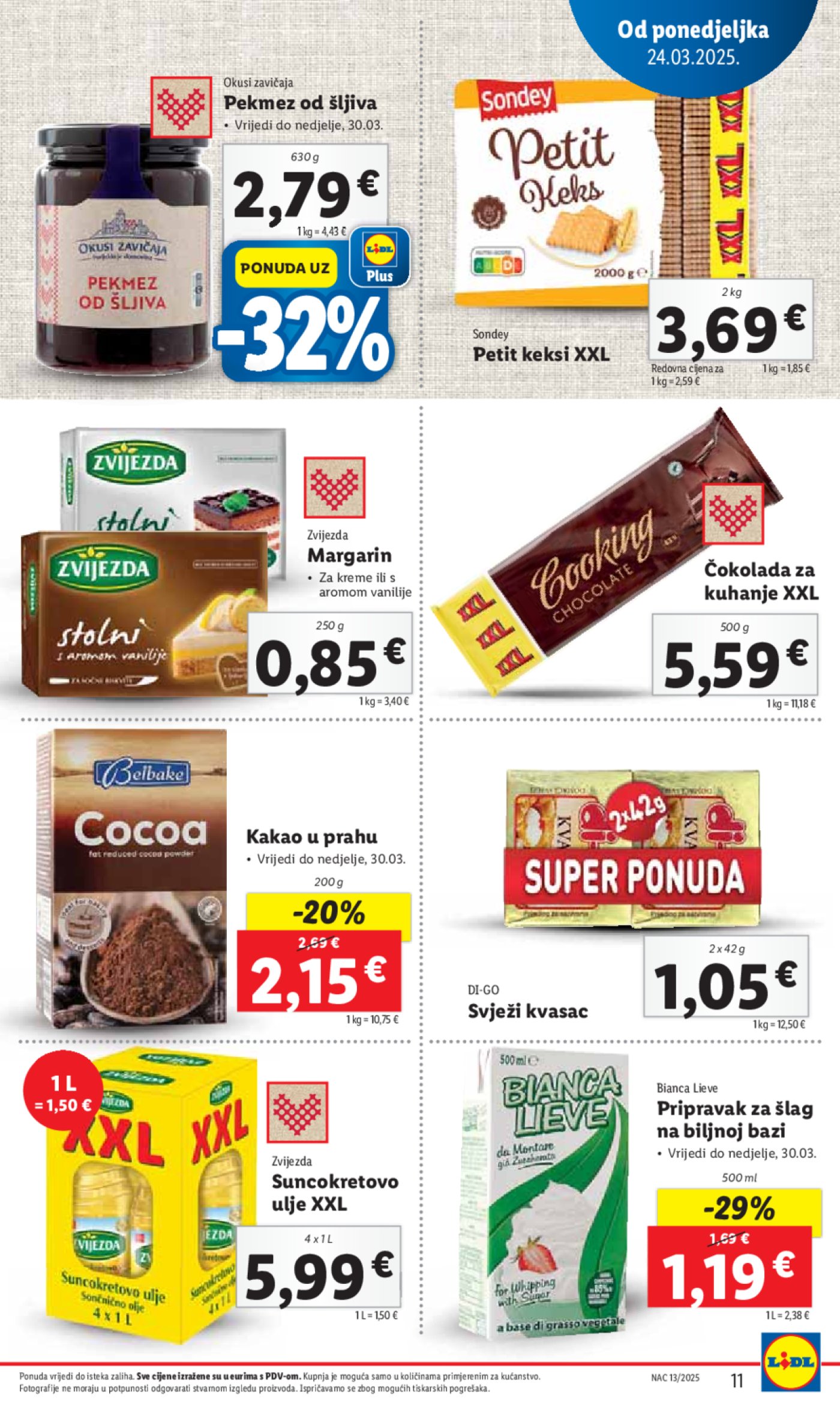 Lidl katalog Super ponuda od ponedjeljka 24.03.-30.03.2025.